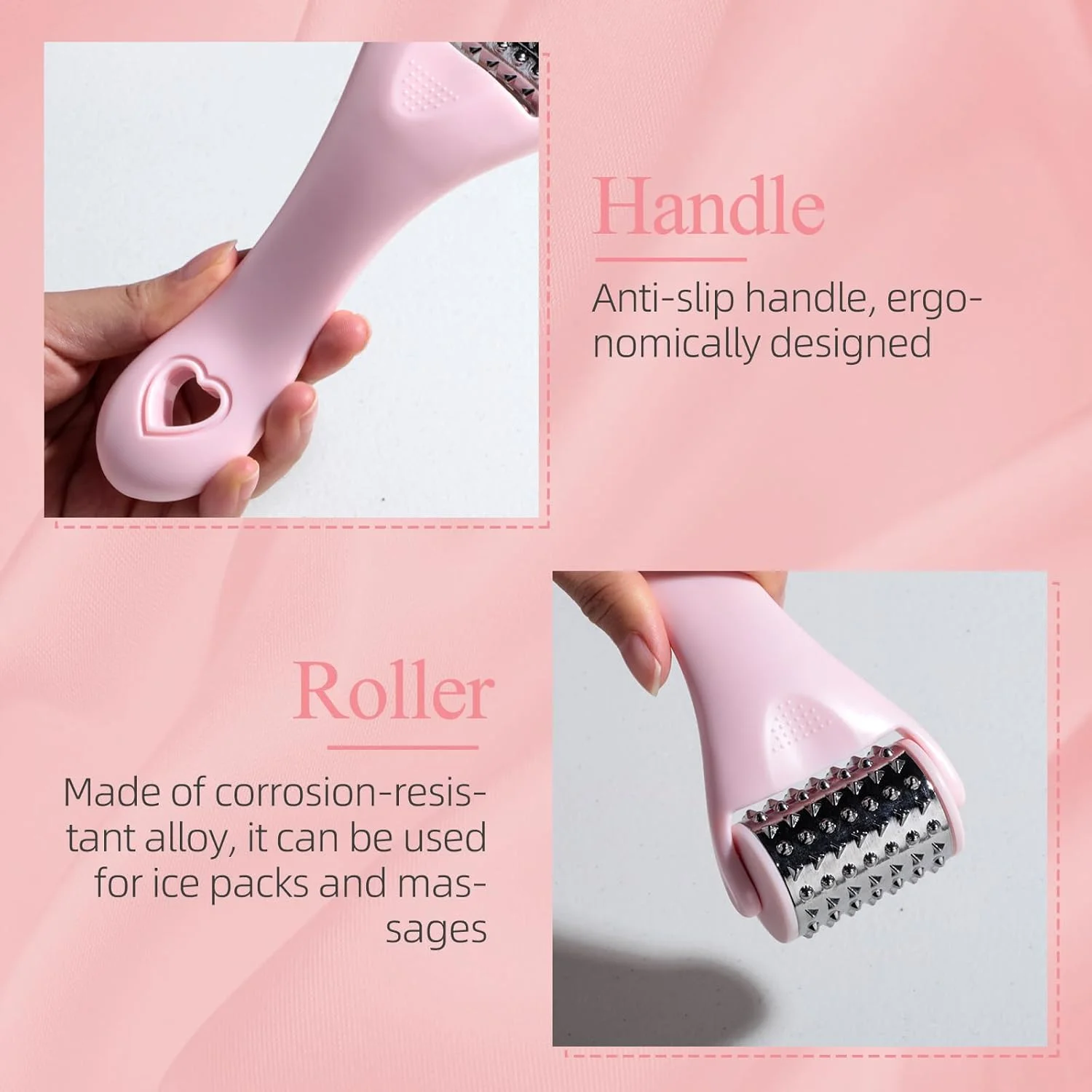 برس آرایشی بزرگ JPNK برای برنزه کردن بدن، آرایش پا و ترکیب برنزر و ماساژور صورت مراقبت از پوست با کیف آرایشی سیلیکونی