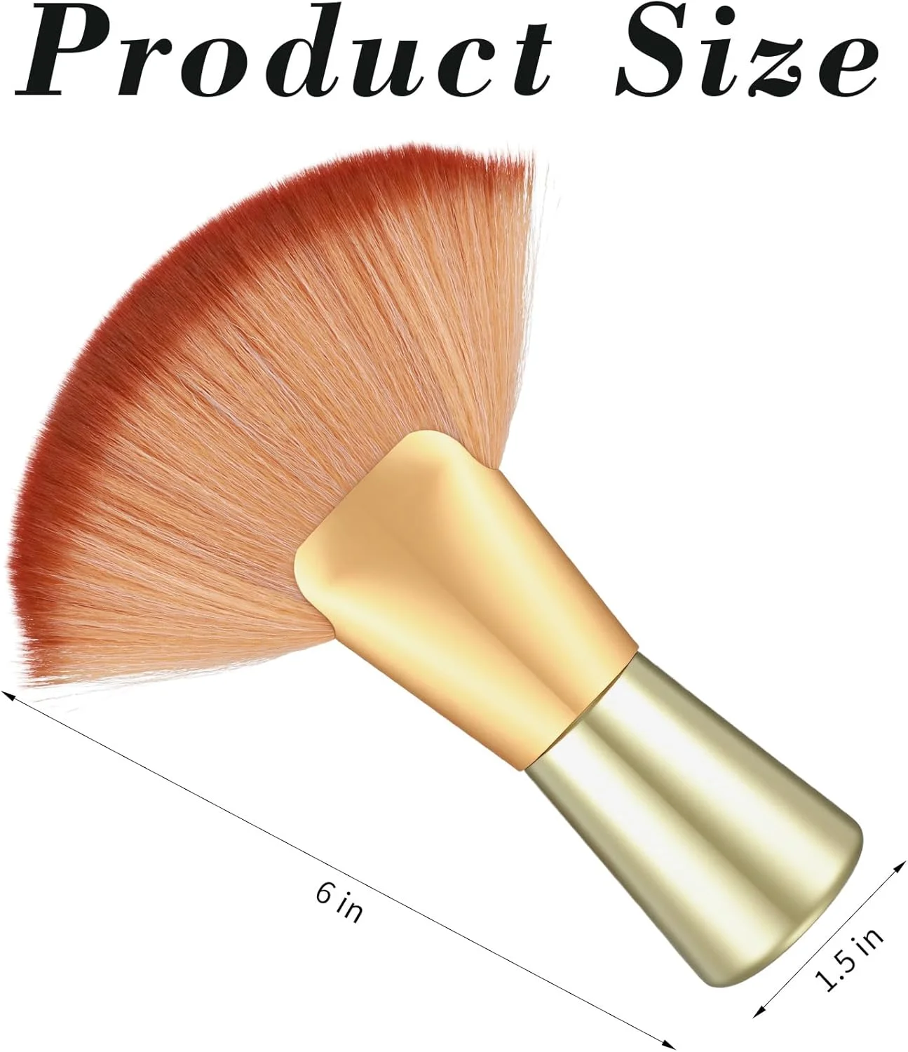 براش بدن برای برنزه کردن، براش آرایشی بزرگ 6 اینچی، موهای نرم برای کرم برنزه کننده خودکار، اپلیکاتور دو منظوره برای کانسیلر صورت و بدن، پوشش کامل