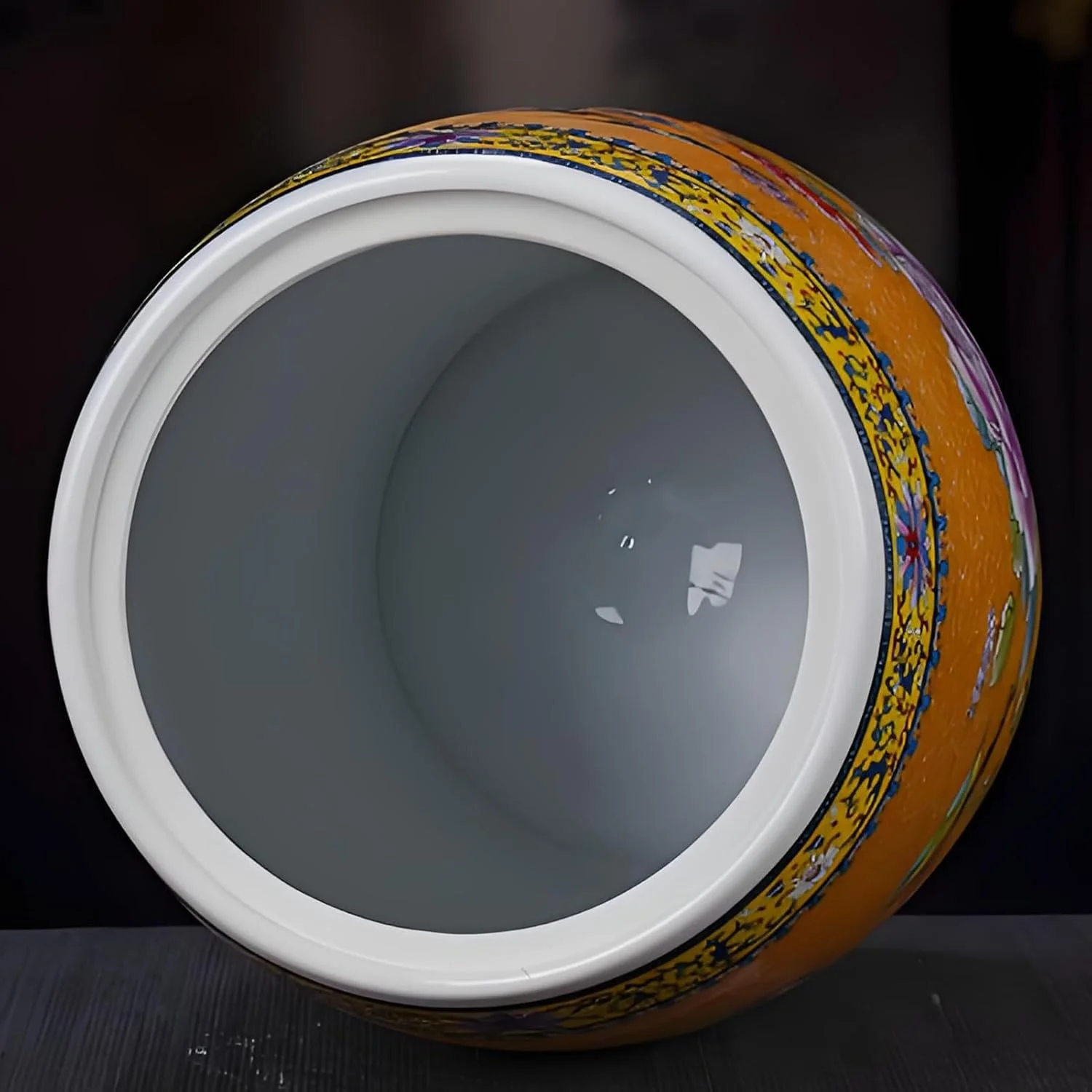 ظرف برنج سرامیکی YQMHEZ، ظرف نگهداری برنج سرامیکی با درب، جعبه نگهداری برنج آشپزخانه، استوانه برنج سرامیکی، ظروف نگهداری سرامیکی دانه های قهوه (سبز، 5 کیلوگرم)