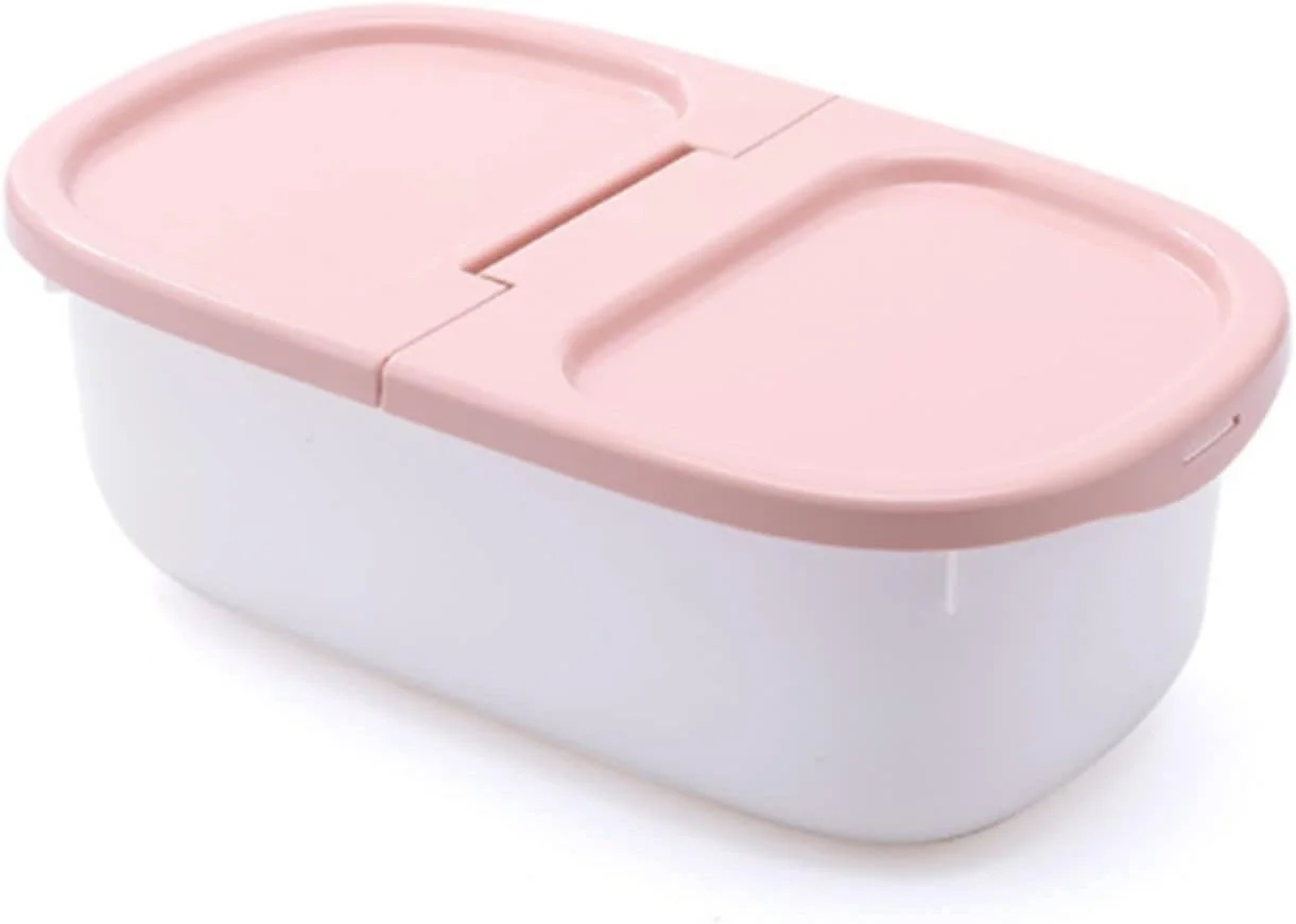 ظرف غذای مهر و موم شده xiantuyue، سطل برنج پلاستیکی مهر و موم شده ضد رطوبت خانگی، سطل آرد، ظرف پلاستیکی ذخیره سازی برنج مناسب برای نگهداری در آشپزخانه (رنگ: C)