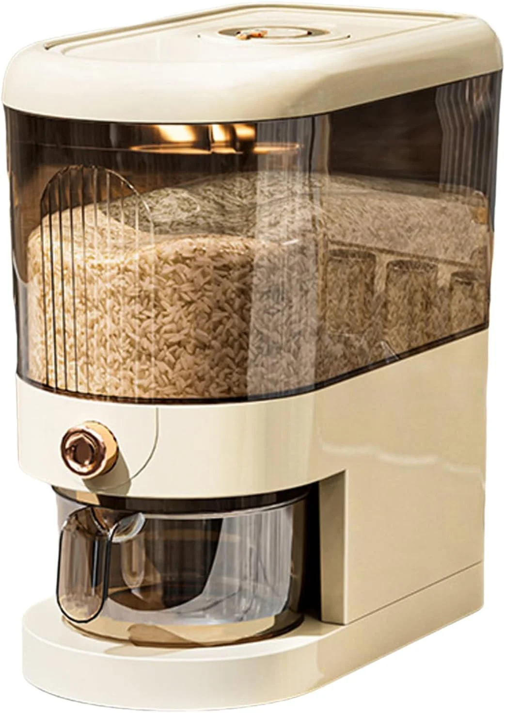 ظرف نگهداری برنج تزویق با ظرفیت 5 کیلوگرم، محفظه بزرگ نگهداری غلات با درب و پیمانه اندازه گیری، سطل پخش کننده غلات خانگی برای برنج، ذرت، دانه های قهوه، غلات، دانه های سویا و جو دوسر ظرف نگهداری برنج تزویق با ظرفیت 5 کیلوگرم، محفظه بزرگ نگهداری غلات با درب و پیمانه اندازه گیری، سطل پخش کننده غلات خانگی برای برنج، ذرت، دانه های قهوه، غلات، دانه های سویا و جو دوسر