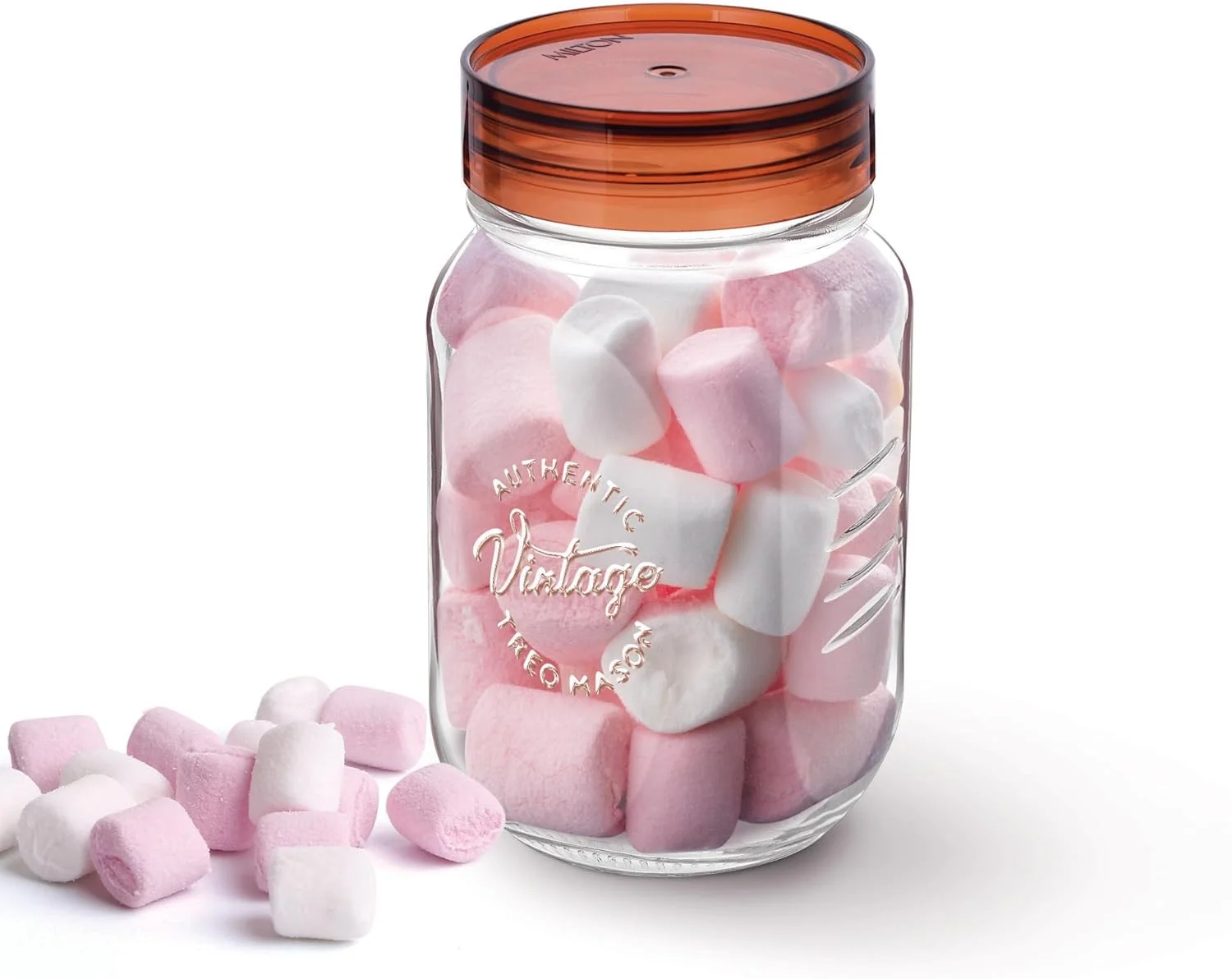 ظرف شیشه ای وینتیج Treo By Milton با درب محکم، ظرف نگهداری شیشه ای آشپزخانه، بدون BPA، سازمان دهنده شفاف، دبه چند منظوره برای غذا، ادویه، غلات، کلوچه، غذای خشک، 750 میلی لیتر ظرف شیشه ای وینتیج Treo By Milton با درب محکم، ظرف نگهداری شیشه ای آشپزخانه، بدون BPA، سازمان دهنده شفاف، دبه چند منظوره برای غذا، ادویه، غلات، کلوچه، غذای خشک، 750 میلی لیتر