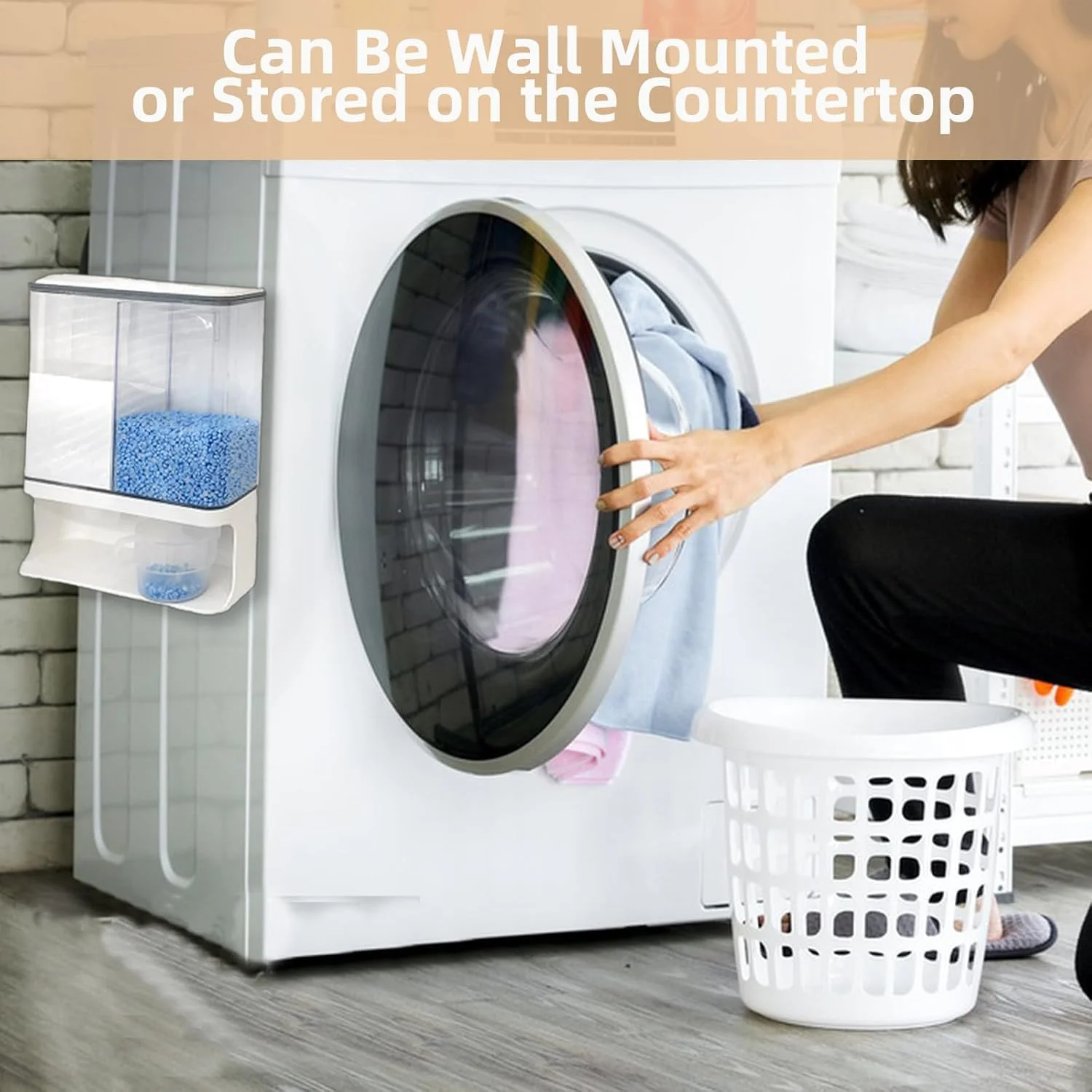 ظرف پخش کننده دانه های لباسشویی TERRIFI، ظروف نگهداری غلات، ظروف 3 لیتری درب دار، ظرف پخش کننده دانه های معطر دیواری برای نگهداری برنج، دانه های لباسشویی، پودر لباسشویی ظرف پخش کننده دانه های لباسشویی TERRIFI، ظروف نگهداری غلات، ظروف 3 لیتری درب دار، ظرف پخش کننده دانه های معطر دیواری برای نگهداری برنج، دانه های لباسشویی، پودر لباسشویی