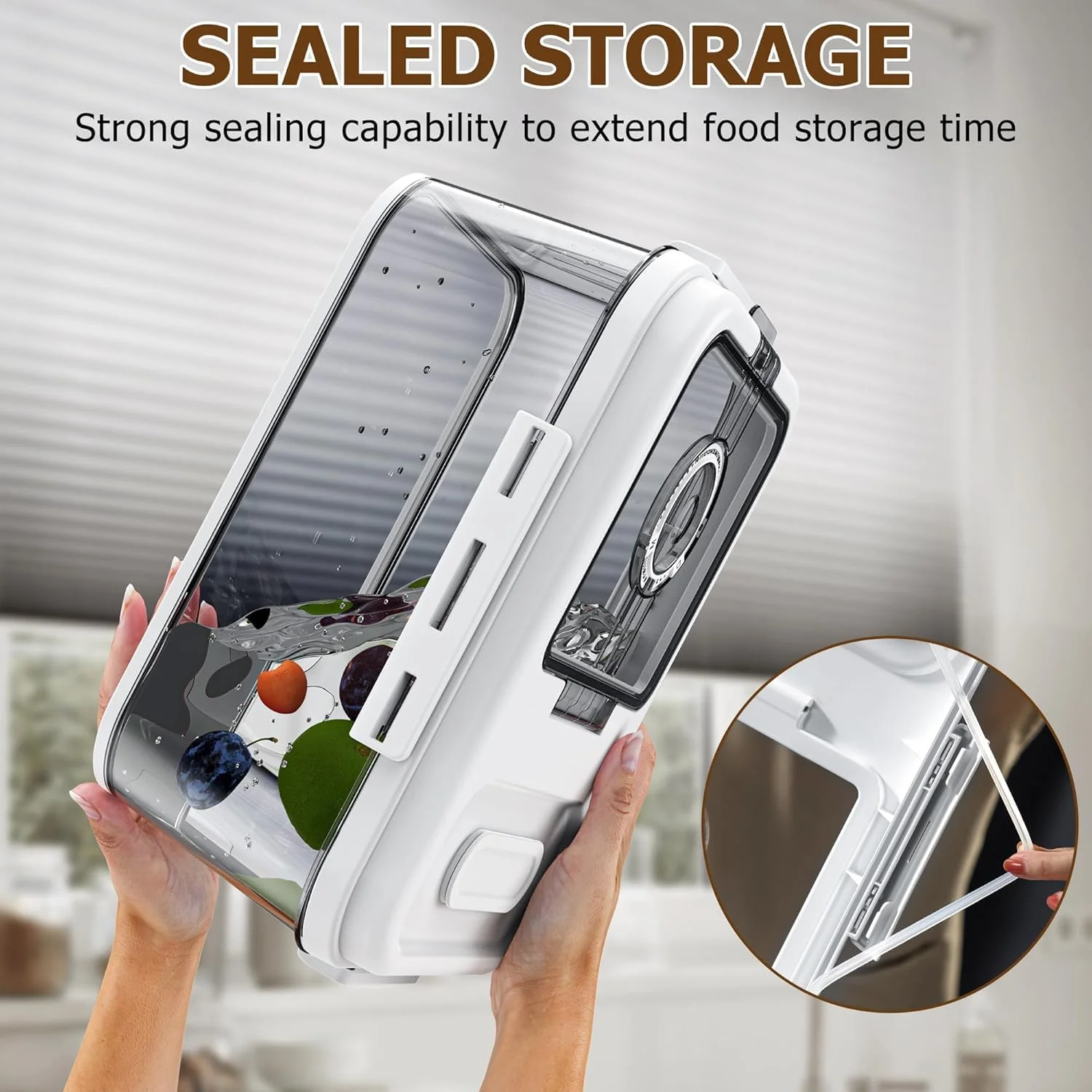 ظروف نگهداری برنج TAME، ظرف بزرگ غذا، نگهداری مواد غذایی خشک، ظرف غذای حیوانات خانگی درب دار، ظروف نگهداری غلات آشپزخانه (15 کیلوگرم) ظروف نگهداری برنج TAME، ظرف بزرگ غذا، نگهداری مواد غذایی خشک، ظرف غذای حیوانات خانگی درب دار، ظروف نگهداری غلات آشپزخانه (15 کیلوگرم)