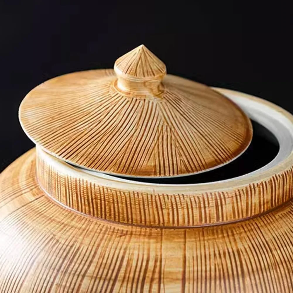 ظرف نگهداری برنج، کوزه برنج سرامیکی، سطل برنج سرامیکی، جعبه نگهداری کلاسیک برای آرد، دانه برنج، ظرف نگهداری برنج، ظرف غذا، نگهداری مواد غذایی خشک (10 کیلوگرم) (تک رنگ 25 کیلوگرم)