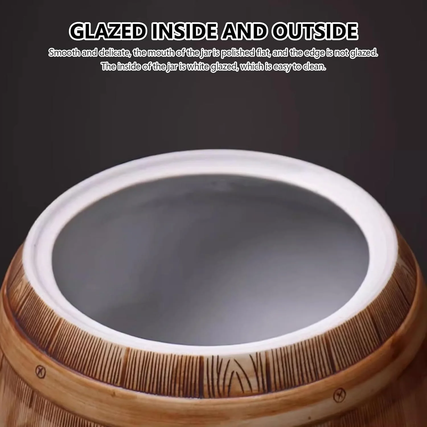 ظرف نگهداری مواد غذایی، ظرف نگهداری برنج خانگی، ظرف سرامیکی نگهداری برنج، ظرف سرامیکی نگهداری غلات و برنج، پخش کننده غلات با ظرفیت بزرگ، مناسب برای غلات، آرد، شکر، قهوه ظرف نگهداری مواد غذایی، ظرف نگهداری برنج خانگی، ظرف سرامیکی نگهداری برنج، ظرف سرامیکی نگهداری غلات و برنج، پخش کننده غلات با ظرفیت بزرگ، مناسب برای غلات، آرد، شکر، قهوه