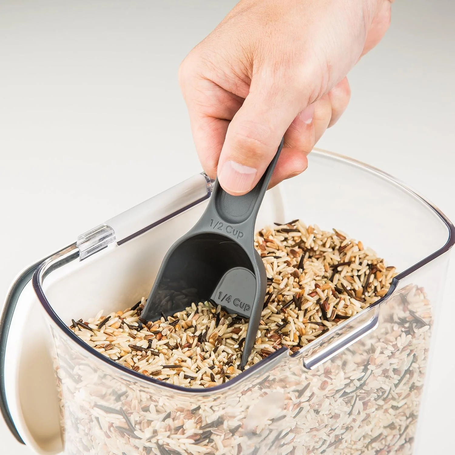 ظرف نگهداری حبوبات پروگرسیو اینترنشنال پروگرسیو پرپ ورکس، شفاف