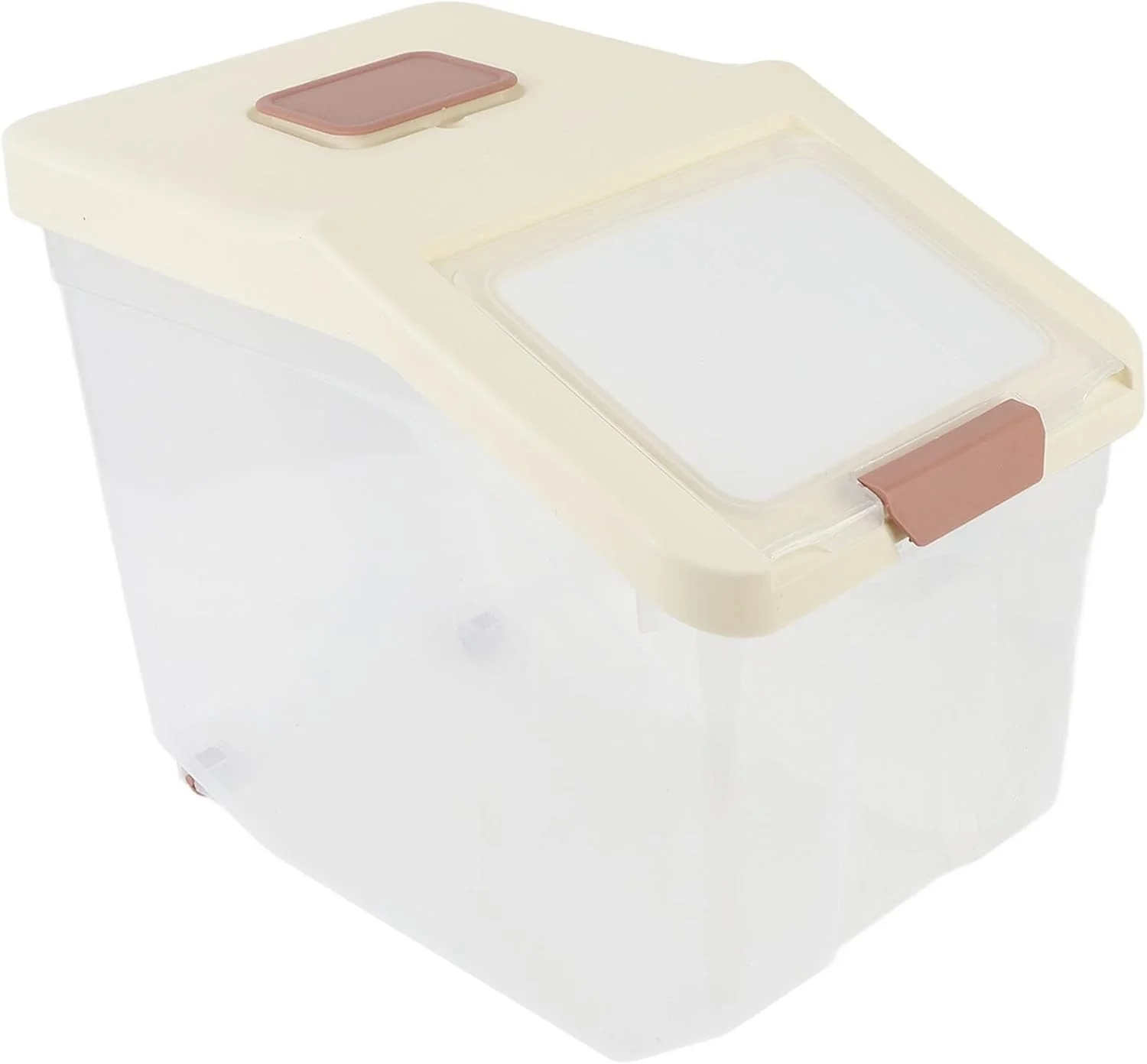 ظرف نگهداری برنج Oreilet، ظرف برنج با درب، ظروف نگهداری مواد غذایی خشک و غلات برای آشپزخانه، ظروف نگهداری مواد غذایی خشک ضد رطوبت برای حیوانات خانگی (25 کیلوگرم) ظرف نگهداری برنج Oreilet، ظرف برنج با درب، ظروف نگهداری مواد غذایی خشک و غلات برای آشپزخانه، ظروف نگهداری مواد غذایی خشک ضد رطوبت برای حیوانات خانگی (25 کیلوگرم)