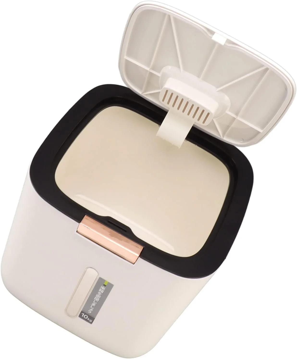 ظرف نگهداری غذای خشک Naroote، جعبه دربسته، ظرف برنج مهر و موم شده 10 کیلوگرمی برای غلات، برنج، آرد، خانه، ارزن ظرف نگهداری غذای خشک Naroote، جعبه دربسته، ظرف برنج مهر و موم شده 10 کیلوگرمی برای غلات، برنج، آرد، خانه، ارزن