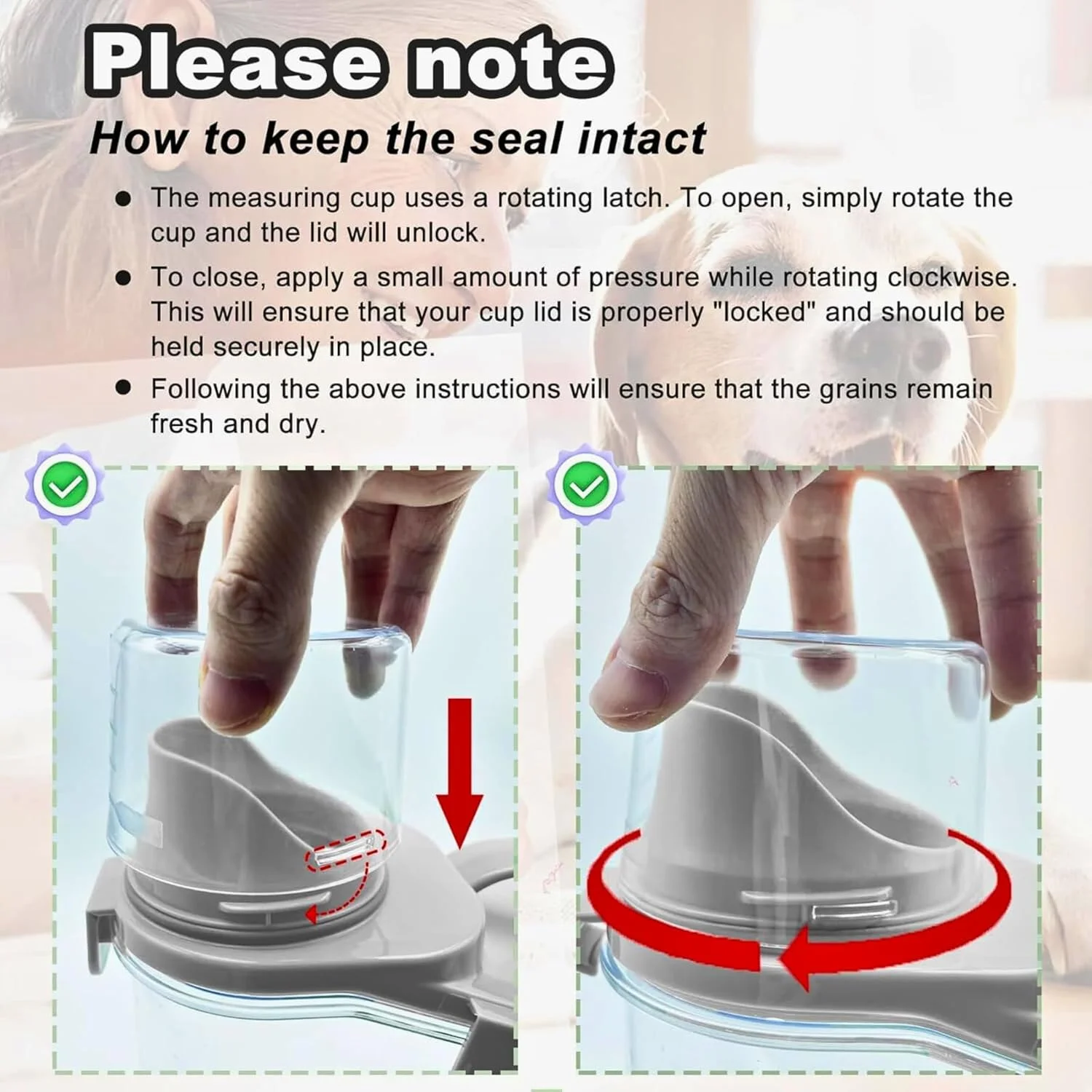 ظرف نگهداری مواد غذایی مومنت 2500 میلی لیتر، ظرف دربسته برای لوازم آشپزخانه، مناسب برای نگهداری برنج/آرد/غلات/روغن/پودر لباسشویی ظرف نگهداری مواد غذایی مومنت 2500 میلی لیتر، ظرف دربسته برای لوازم آشپزخانه، مناسب برای نگهداری برنج/آرد/غلات/روغن/پودر لباسشویی