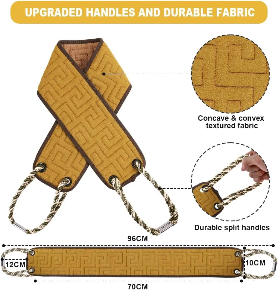 برس حمام پشت آی‌بای، اسکرابر پشت، اسکرابر لایه بردار پشت برای ماساژ حمام، اسکرابر پشت دوش دو طرفه برای لایه برداری، تمیز (زرد زنجبیلی)