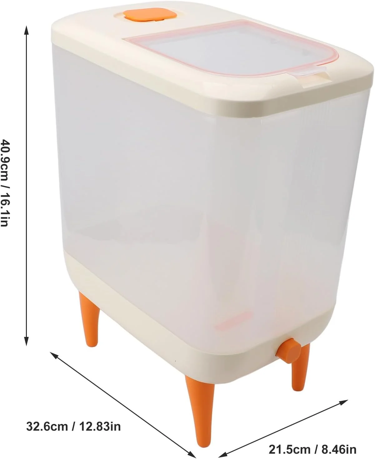 ظرف نگهداری برنج 12 لیتری Luqeeg، جعبه سطل برنجی پلاستیکی فشرده و ضد هوا با گرید غذایی، جعبه نگهداری مواد غذایی بزرگ و ضد هوا با ابزار شستشو برای نگهداری آرد، غلات و شیرینی ظرف نگهداری برنج 12 لیتری Luqeeg، جعبه سطل برنجی پلاستیکی فشرده و ضد هوا با گرید غذایی، جعبه نگهداری مواد غذایی بزرگ و ضد هوا با ابزار شستشو برای نگهداری آرد، غلات و شیرینی