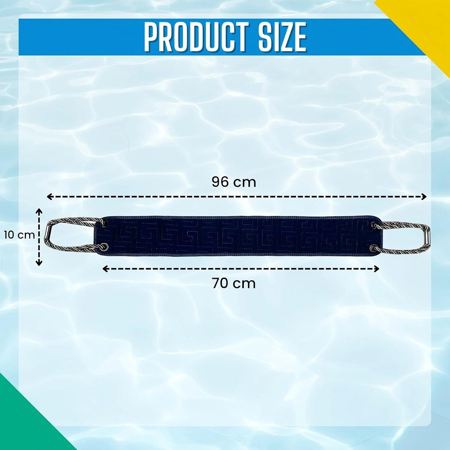 لیف پشت دوبل آهلپو با دسته برای شستشو (صورتی)