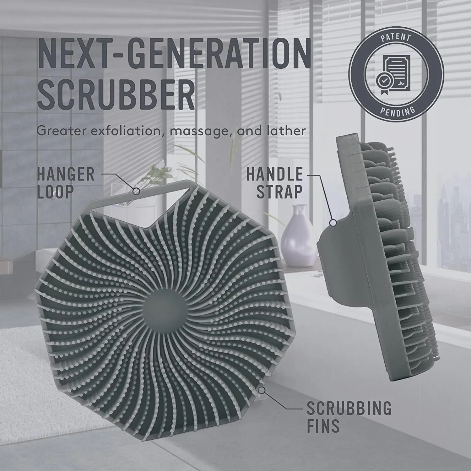 لیف سیلیکونی آنتی میکروبیال Angju، لیف لایه بردار بدن برای پوست حساس، لیف دوش سازگار با محیط زیست برای بدن، برس سیلیکونی بدن برای دوش گرفتن، کف کننده خوب، زغالی لیف سیلیکونی آنتی میکروبیال Angju، لیف لایه بردار بدن برای پوست حساس، لیف دوش سازگار با محیط زیست برای بدن، برس سیلیکونی بدن برای دوش گرفتن، کف کننده خوب، زغالی