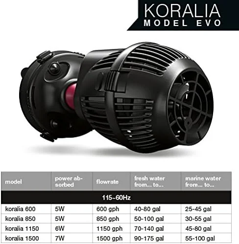 پمپ جریان و موج Hydor Koralia Evolution، 2081-2271 لیتر در ساعت پمپ جریان و موج Hydor Koralia Evolution، 2081-2271 لیتر در ساعت
