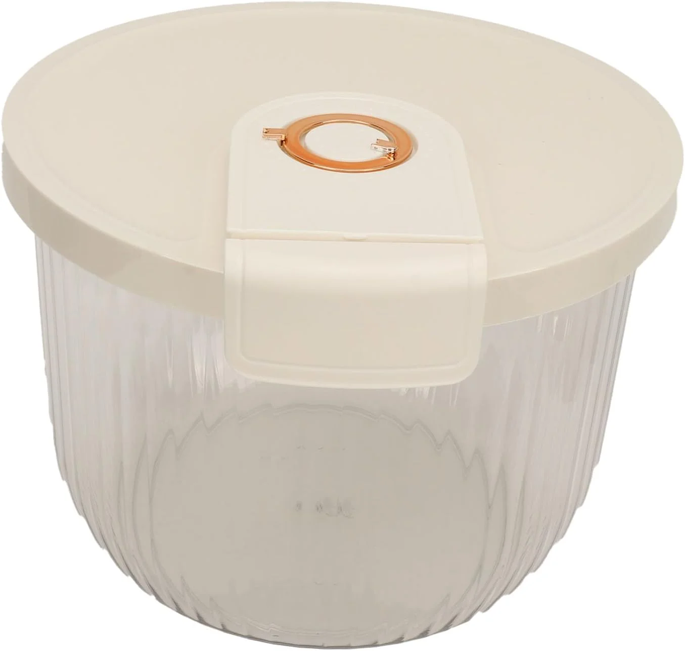 ظرف نگهداری برنج Jiawu، ظرف شفاف و جمع و جور با ظرفیت بالا به همراه درب برای حبوبات (7.5 کیلوگرم/16.5 پوند) ظرف نگهداری برنج Jiawu، ظرف شفاف و جمع و جور با ظرفیت بالا به همراه درب برای حبوبات (7.5 کیلوگرم/16.5 پوند)