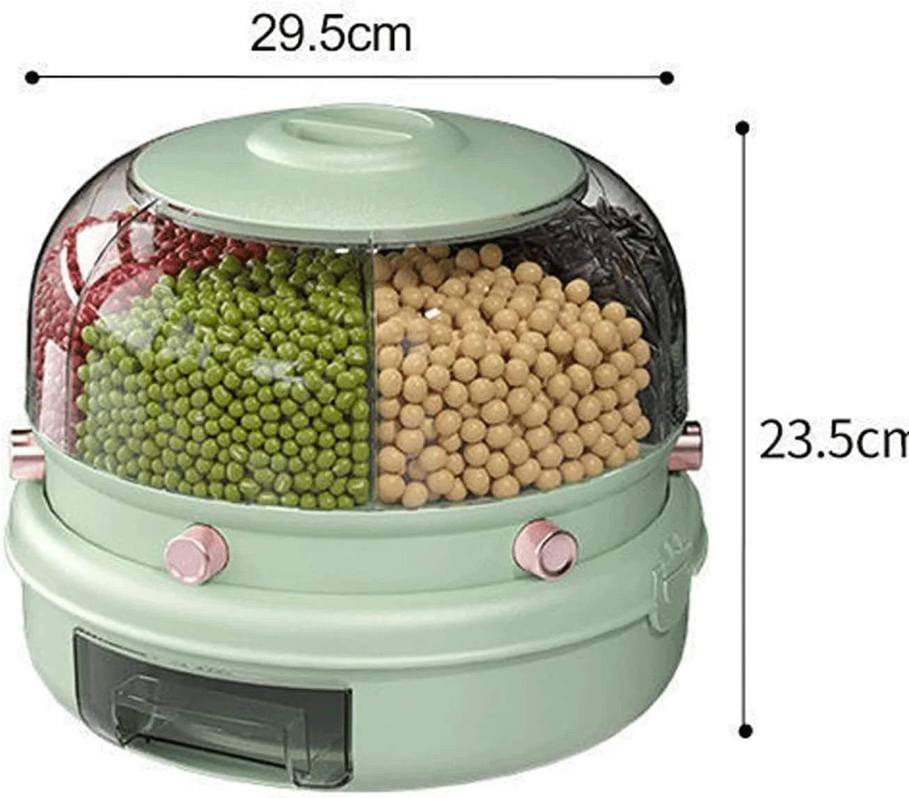 ظروف نگهداری برنج HFNGNGG، ظروف ذخیره سازی مواد غذایی، ظروف چرخشی غلات مهر و موم شده، قوطی های برنج، جعبه های غلات، ظروف نگهداری آشپزخانه (آبی تیره) ظروف نگهداری برنج HFNGNGG، ظروف ذخیره سازی مواد غذایی، ظروف چرخشی غلات مهر و موم شده، قوطی های برنج، جعبه های غلات، ظروف نگهداری آشپزخانه (آبی تیره)