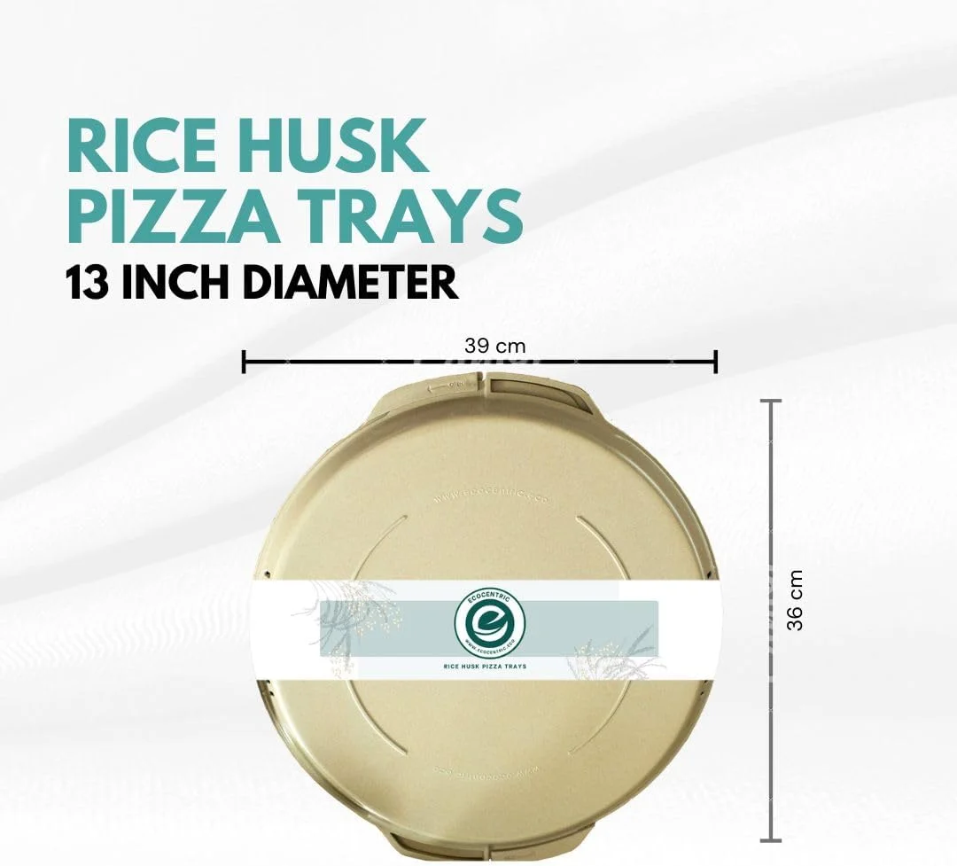 جعبه پیتزا اکوسنتریک (تکی) - جعبه پیتزای سازگار با محیط زیست، قابل استفاده مجدد، ظرف پیتزای بدون پلاستیک، بسته بندی سبوس برنج برای بیرون بر و تحویل، راه حل پایدار برای نگهداری غذا و آشپزخانه جعبه پیتزا اکوسنتریک (تکی) - جعبه پیتزای سازگار با محیط زیست، قابل استفاده مجدد، ظرف پیتزای بدون پلاستیک، بسته بندی سبوس برنج برای بیرون بر و تحویل، راه حل پایدار برای نگهداری غذا و آشپزخانه