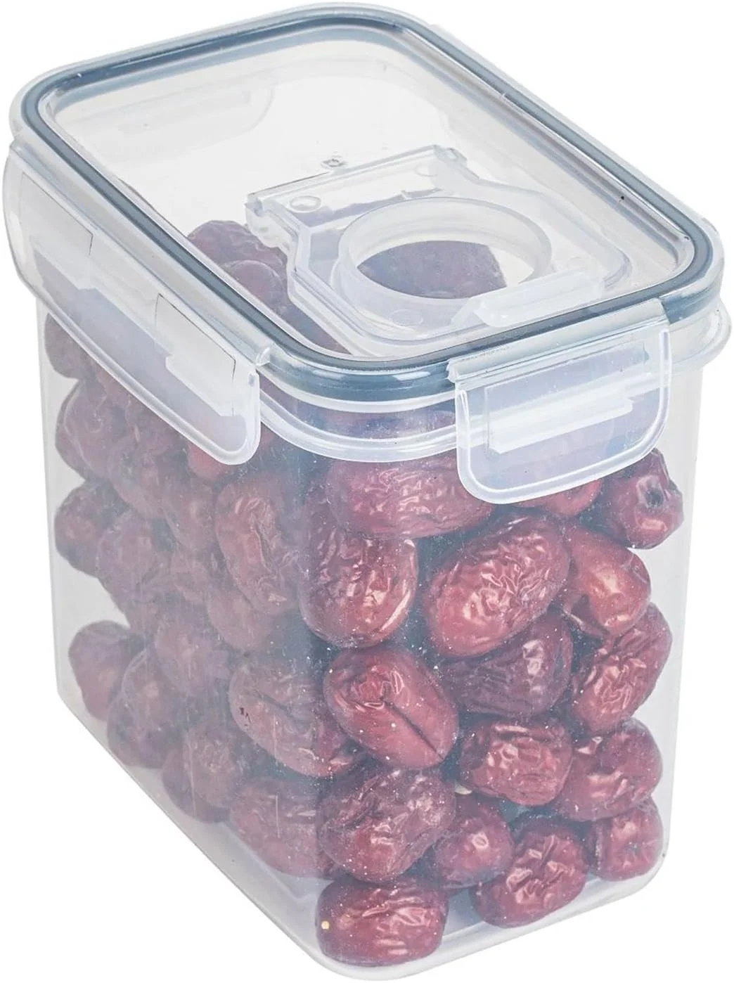 ظرف نگهداری غلات برای کابینت | سازمان دهنده ضد هوا، ظروف نگهداری مواد غذایی خشک درب دار | ظروف نگهداری مواد غذایی شفاف و ضد هوا برای شکر، غلات، تنقلات، برنج، آجیل و بیسکویت