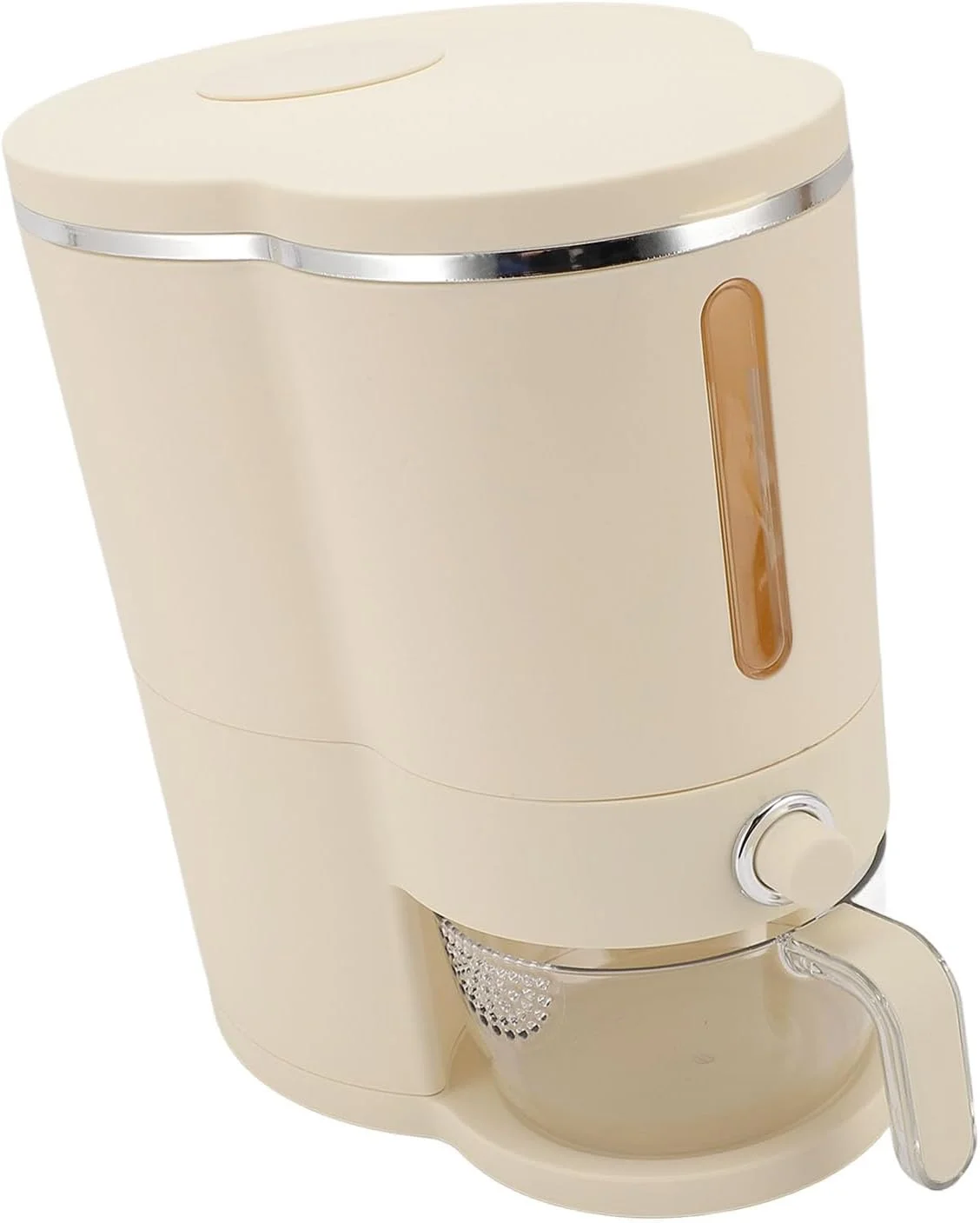 ظرف نگهداری برنج GLOGLOW، ظرف دربسته و ضد هوا، لوازم آشپزخانه برای نگهداری برنج با ظرفیت بالا، پلاستیکی (سایز کوچک)