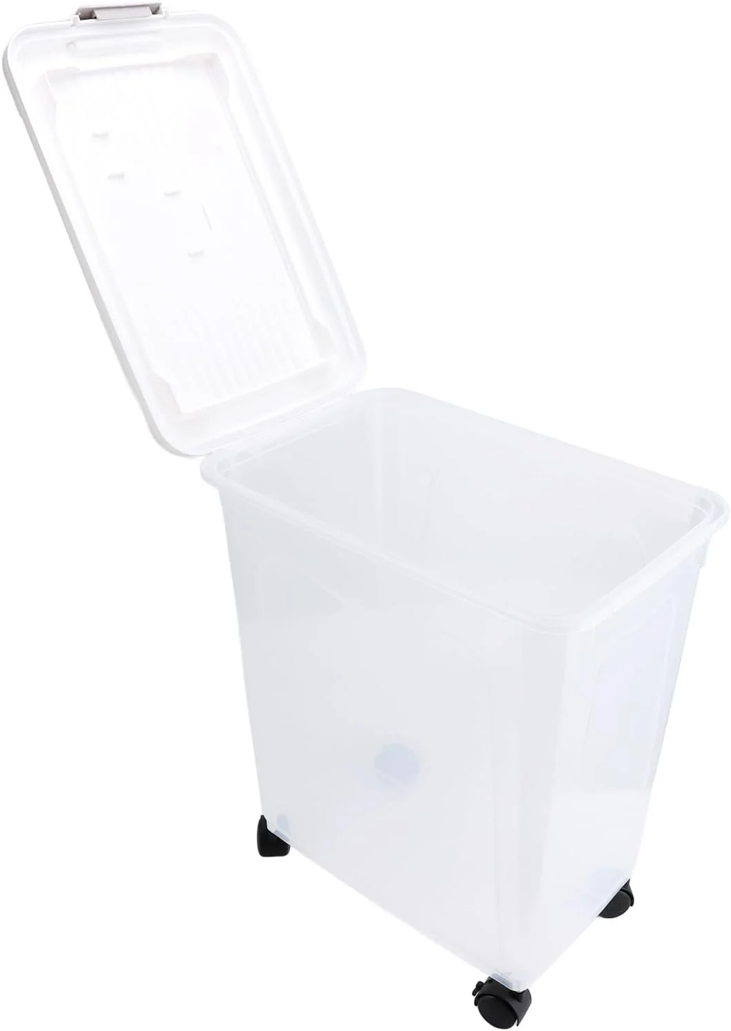 ظرف برنج GLOGLOW با ظرفیت 30 کیلوگرم، سطل نگهداری برنج خشک آشپزخانه، ظرف غلات درب دار و ضد هوا