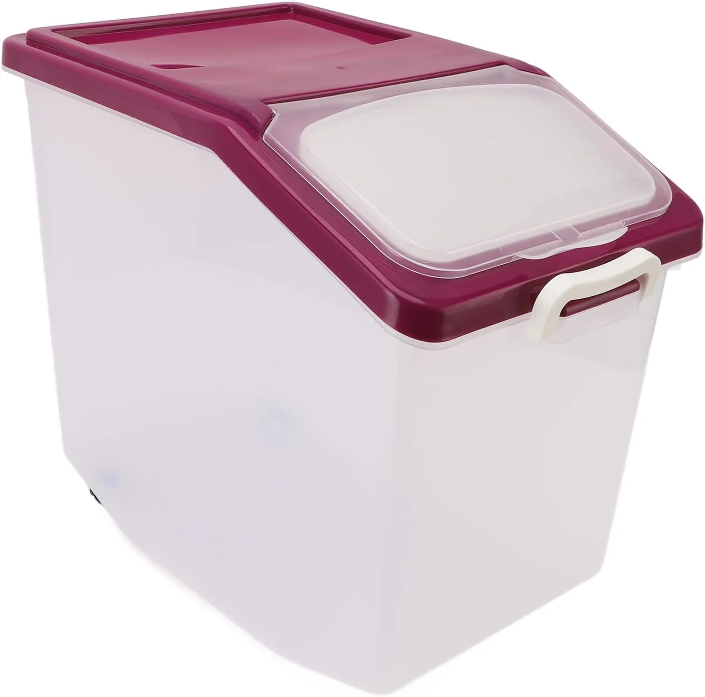 ظرف نگهداری برنج Jiawu، مخزن شفاف و درب دار غلات به همراه پیمانه، طراحی با مهر و موم کارآمد، درب مناسب برای آشپزخانه منزل