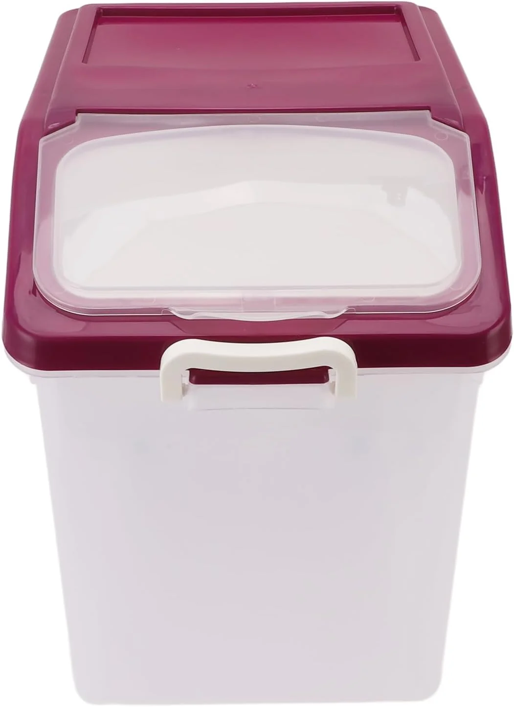 ظرف نگهداری برنج Jiawu، مخزن شفاف و درب دار غلات به همراه پیمانه، طراحی با مهر و موم کارآمد، درب مناسب برای آشپزخانه منزل