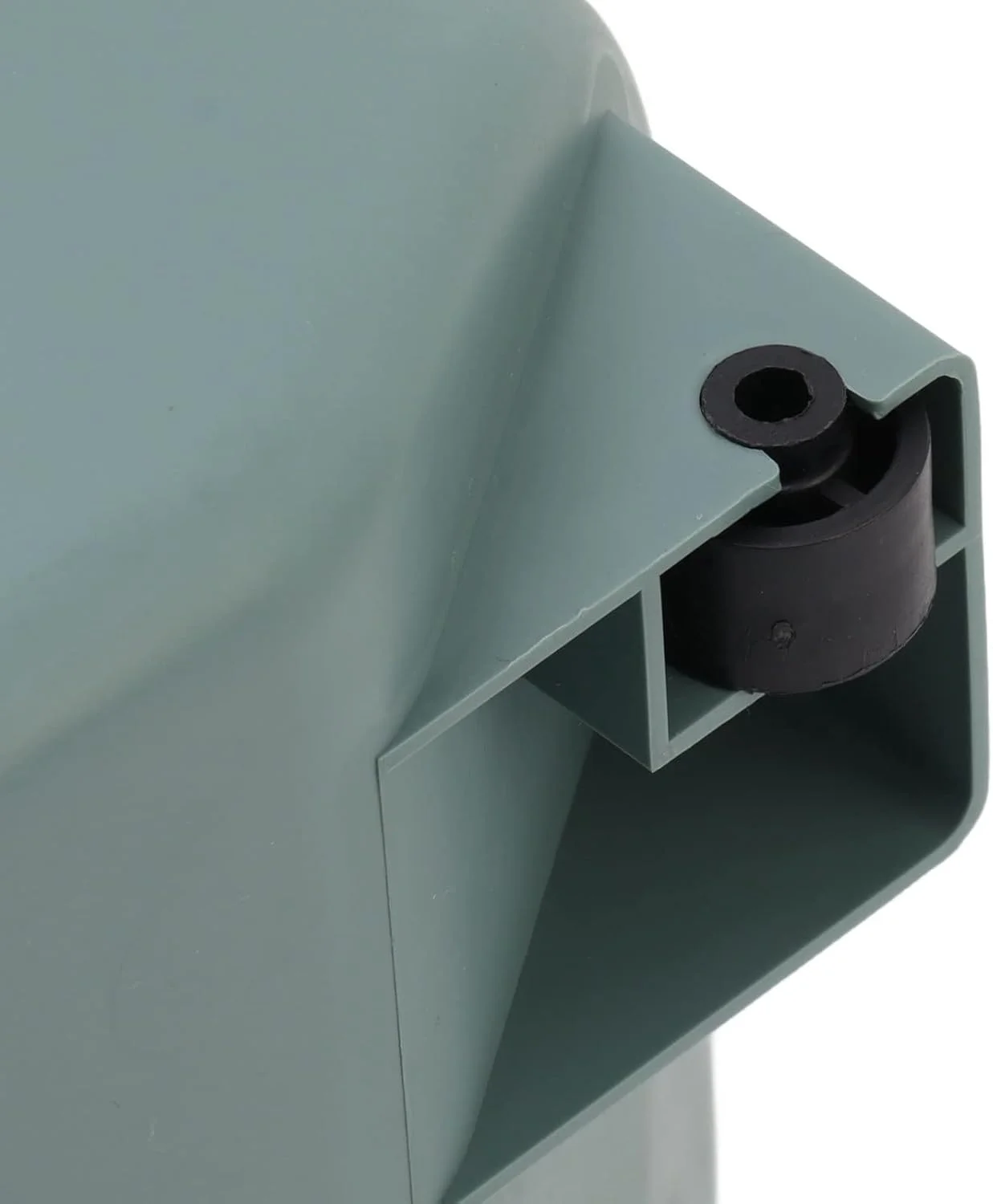 ظرف نگهداری غذای تاشو VELATEMOR، ظرف بزرگ نگهداری غذای حیوانات خانگی سگ و گربه، غلات و برنج، با پیمانه اندازه گیری و چرخ غلتکی (سبز)