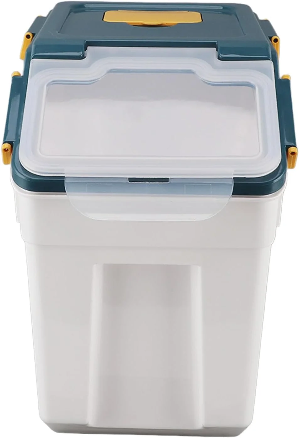 ظرف نگهداری برنج VELATEMOR، سطل نگهداری برنج مهر و موم شده، ضخیم شده، چند منظوره، مقاوم در برابر رطوبت برای آشپزخانه (25 کیلوگرم، 40x28x40 سانتی متر)