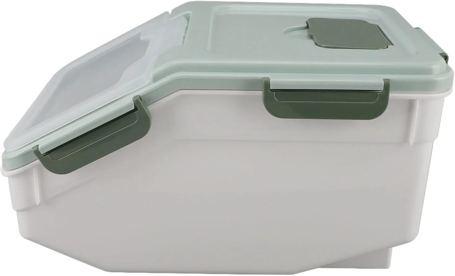 ظرف برنج VELATEMOR، درب آسان بازشو ضخیم، ضد هوا، ظرف برنج نفیس برای آشپزخانه (10 کیلوگرم / 22 پوند)