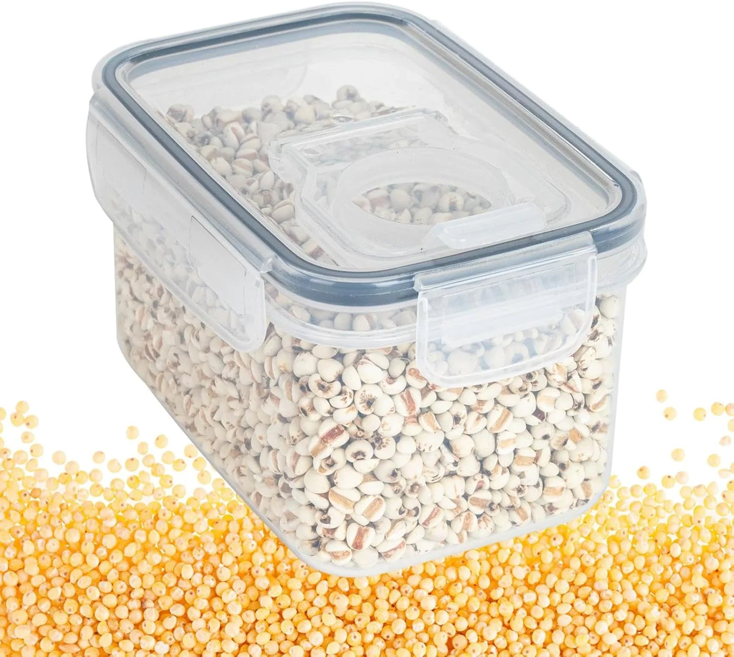 ظرف نگهداری آرد | ظروف درب دار و هوا بند برای سازماندهی مواد غذایی خشک، ظروف شفاف و هوا بند برای نگهداری شکر، غلات، تنقلات، برنج، آجیل و بیسکویت ظرف نگهداری آرد | ظروف درب دار و هوا بند برای سازماندهی مواد غذایی خشک، ظروف شفاف و هوا بند برای نگهداری شکر، غلات، تنقلات، برنج، آجیل و بیسکویت