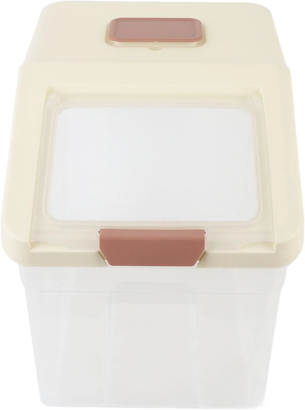 ظرف نگهداری برنج Sunisfa، سطل نگهداری آرد ضد هوا، ظرف نگهداری مواد غذایی خشک غلات برای آشپزخانه خانگی ضد رطوبت (25 کیلوگرم)