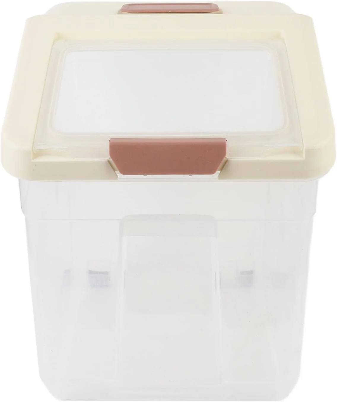 ظرف نگهداری برنج Sunisfa، سطل نگهداری آرد ضد هوا، ظرف نگهداری مواد غذایی خشک غلات برای آشپزخانه خانگی ضد رطوبت (25 کیلوگرم)