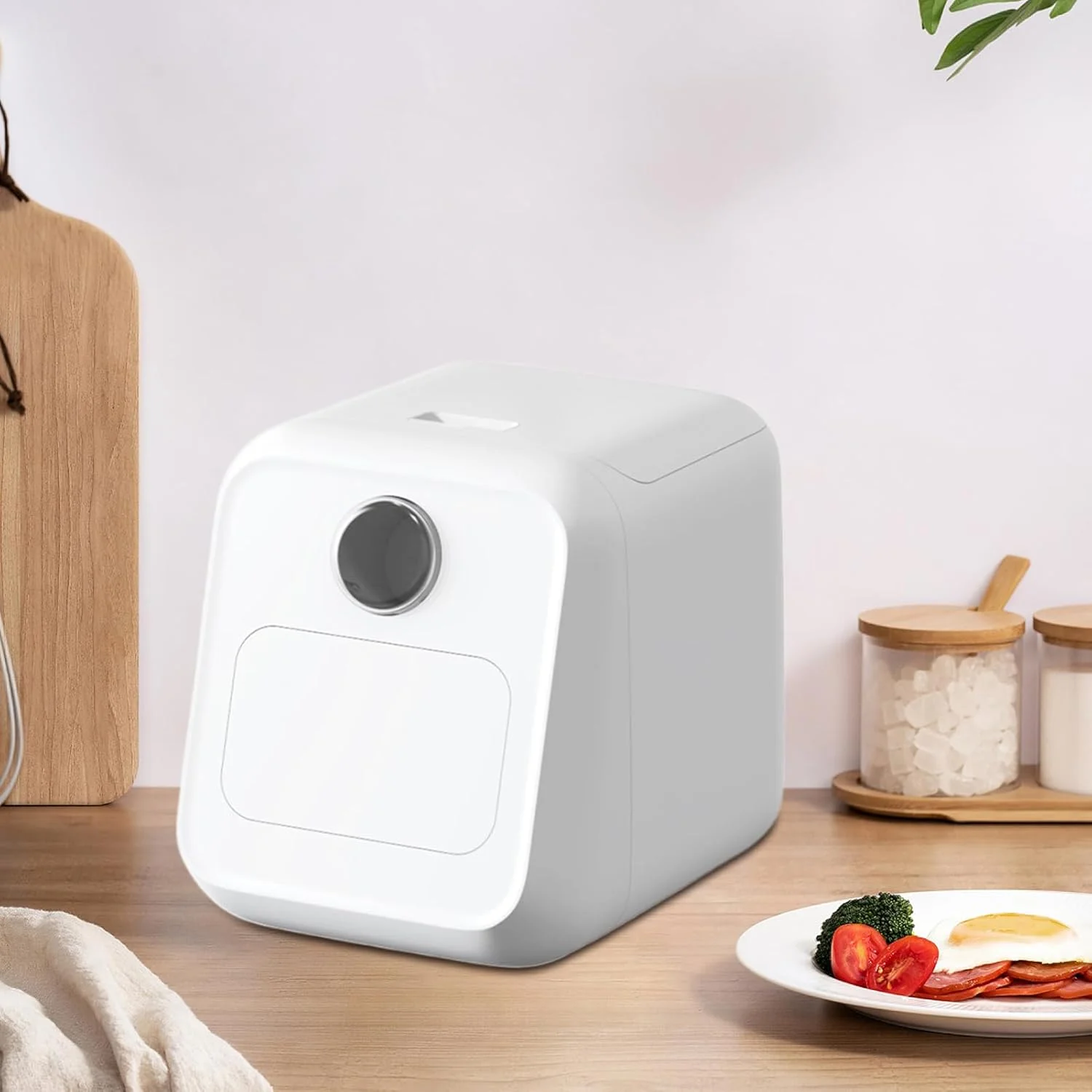 Rice Container, Flour Sugar Storage Containers, Airtight Flour Food Canisters for Kitchen Baking Freezer Pantry Apartment Restaurant Dormitory