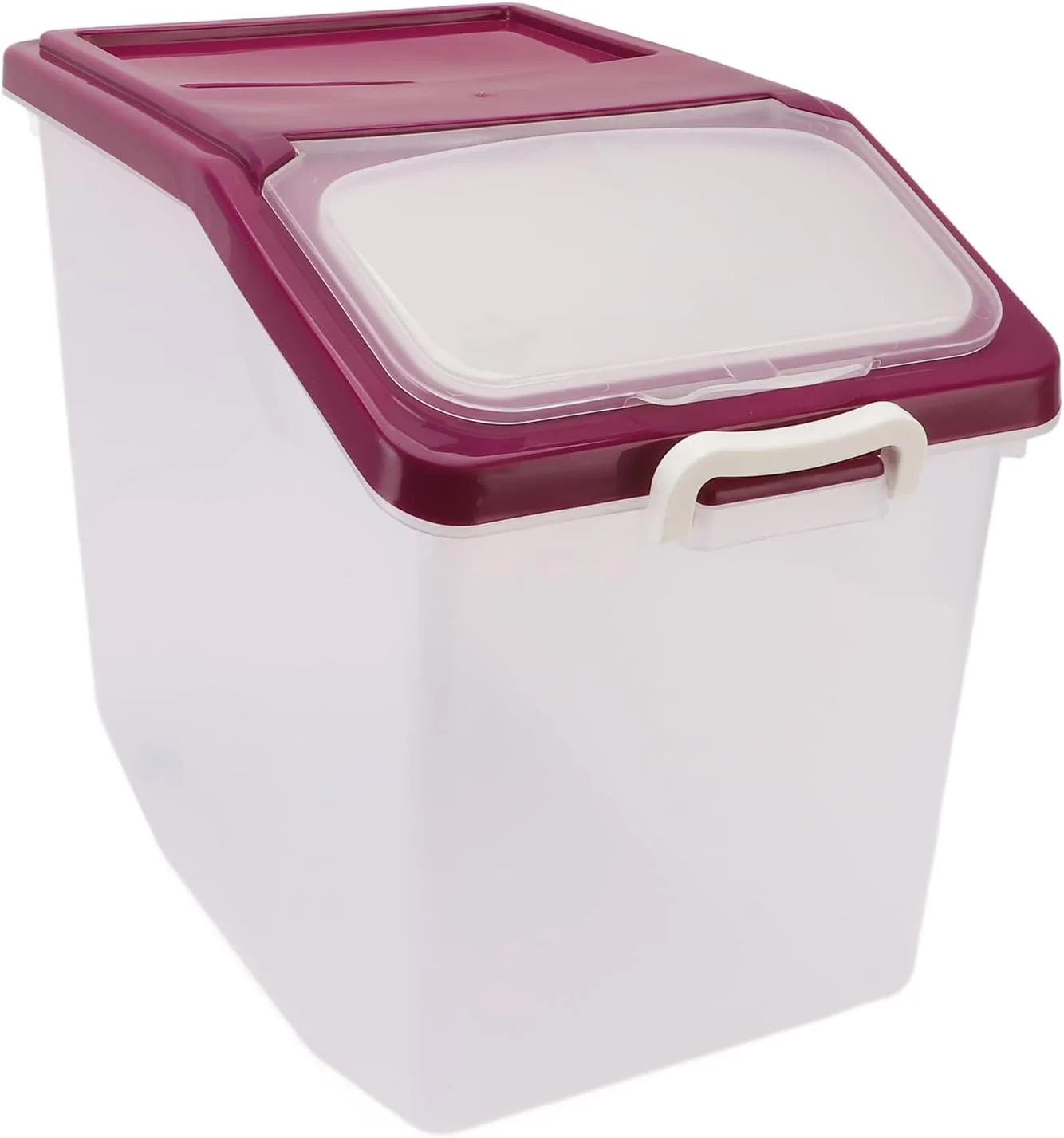 Nikou pp rice container clear dispenser sealed storage container excellent with cup kitchen farm dry food pet