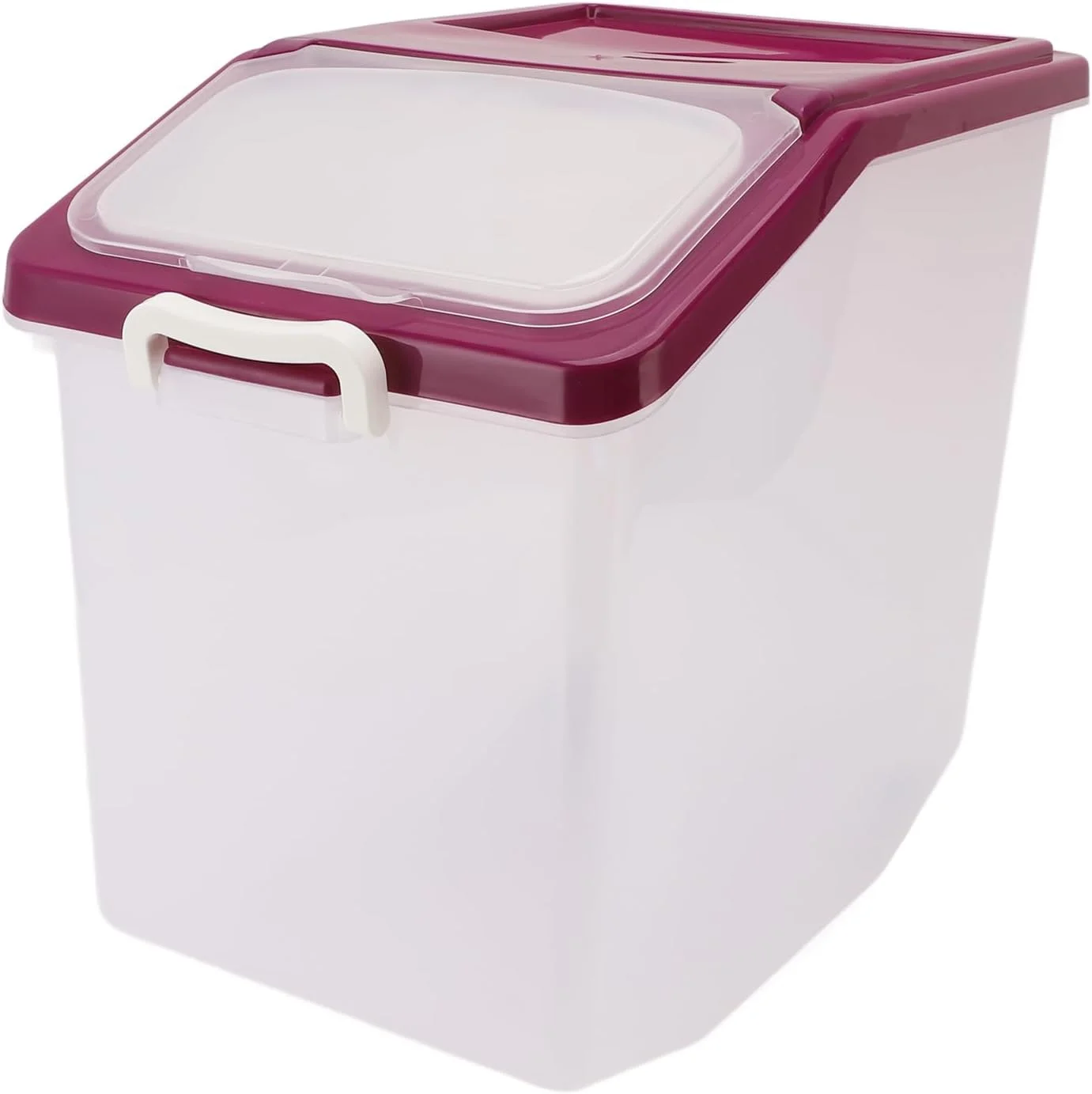 Nikou pp rice container clear dispenser sealed storage container excellent with cup kitchen farm dry food pet