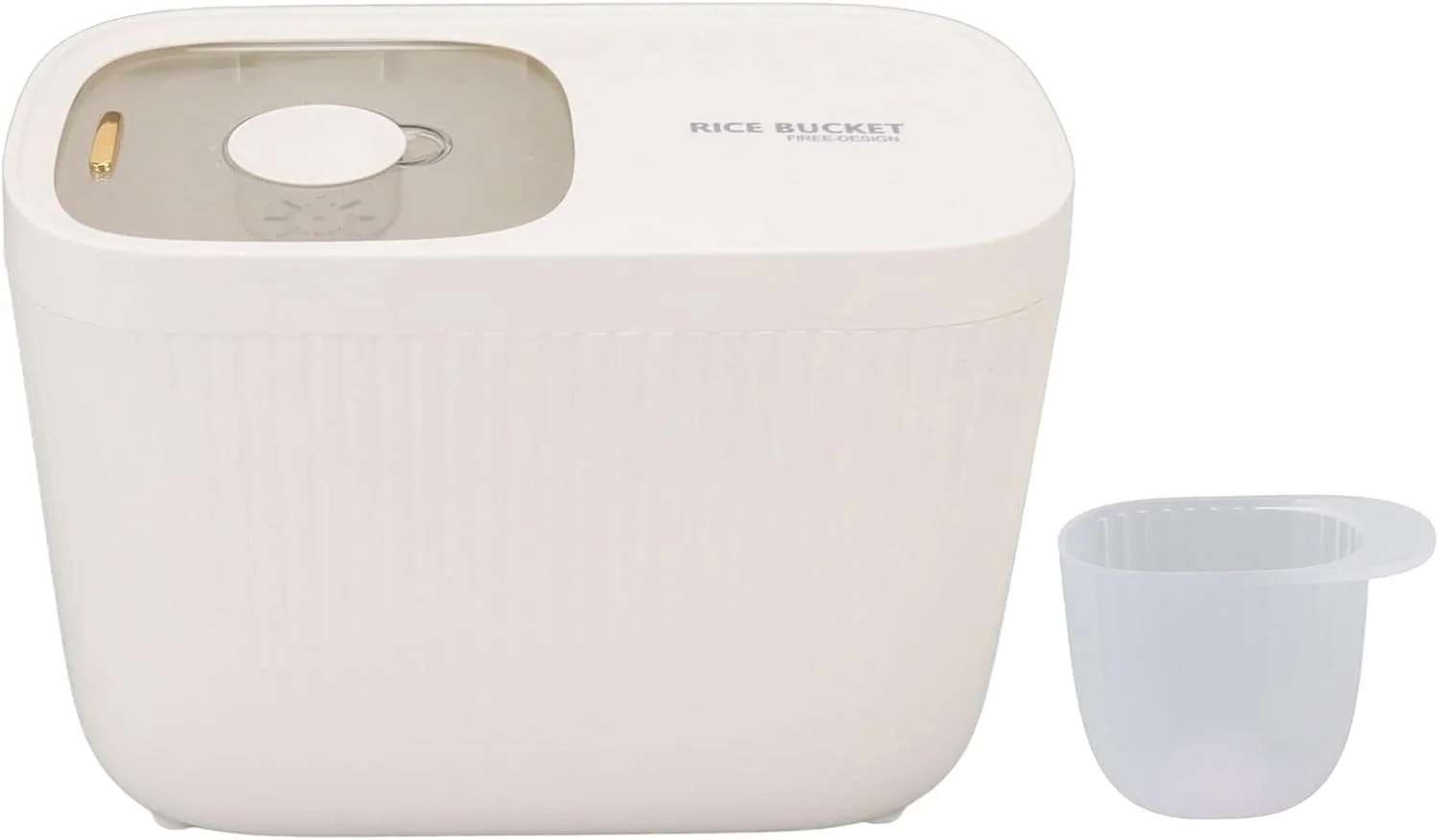 ظرف برنج پلاستیکی بدون BPA هرمیلایت، محفظه شفاف نگهداری آرد آشپزخانه (Nikouymxxx9-11)