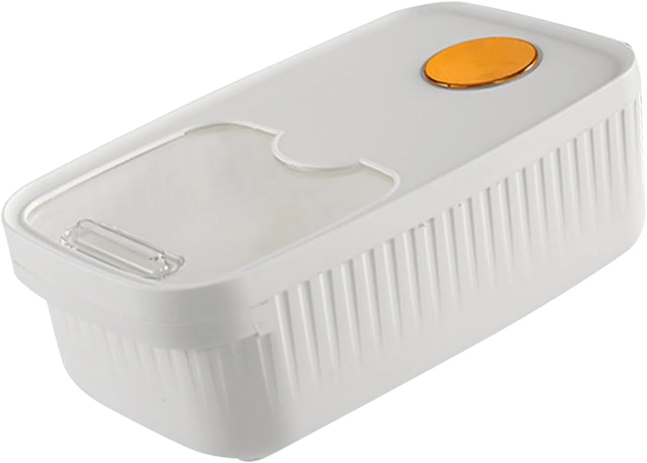 ظرف برنج بزرگ نیکو، سطل آرد غلات پلاستیکی درب دار (سفید 5 کیلوگرم / 11 پوند) ظرف برنج بزرگ نیکو، سطل آرد غلات پلاستیکی درب دار (سفید 5 کیلوگرم / 11 پوند)