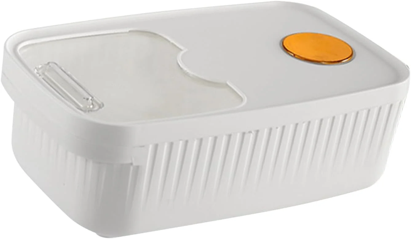 ظرف برنج بزرگ نیکو، سطل آرد غلات پلاستیکی درب دار (سفید 5 کیلوگرم / 11 پوند) ظرف برنج بزرگ نیکو، سطل آرد غلات پلاستیکی درب دار (سفید 5 کیلوگرم / 11 پوند)