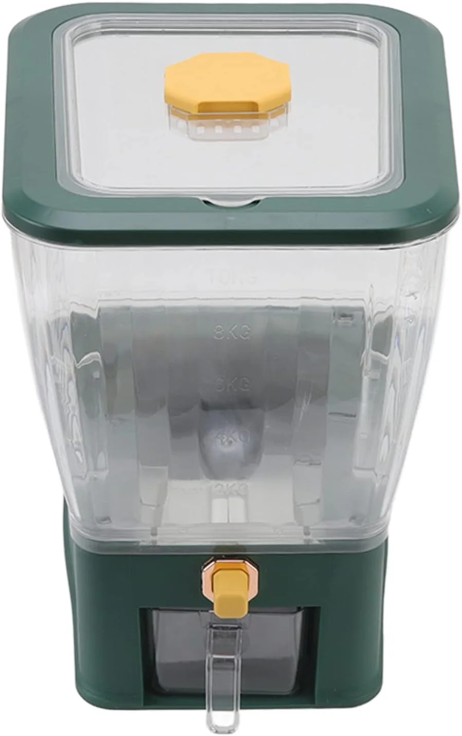 ظرف نگهداری برنج شفاف 11 کیلوگرمی، ظرف بزرگ پخش کننده دانه با یک دکمه فشاری، سطل غذای خشک مهر و موم شده مناسب آشپزخانه منزل (Nikoug4rqz-11) ظرف نگهداری برنج شفاف 11 کیلوگرمی، ظرف بزرگ پخش کننده دانه با یک دکمه فشاری، سطل غذای خشک مهر و موم شده مناسب آشپزخانه منزل (Nikoug4rqz-11)