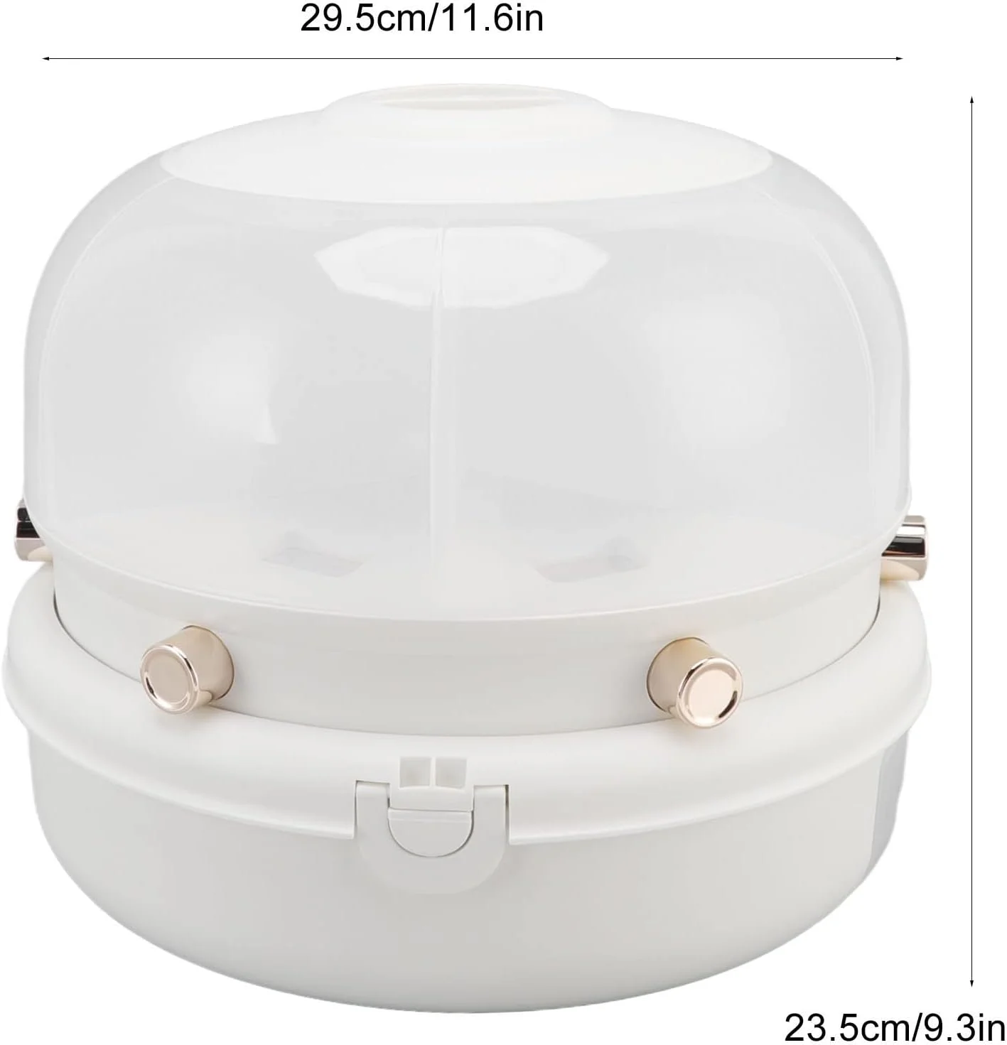 ظرف نگهداری غلات قابل انباشت 6 قسمتی، پخش کننده چرخشی برنج، سازمان دهنده آشپزخانه (سفید) ظرف نگهداری غلات قابل انباشت 6 قسمتی، پخش کننده چرخشی برنج، سازمان دهنده آشپزخانه (سفید)