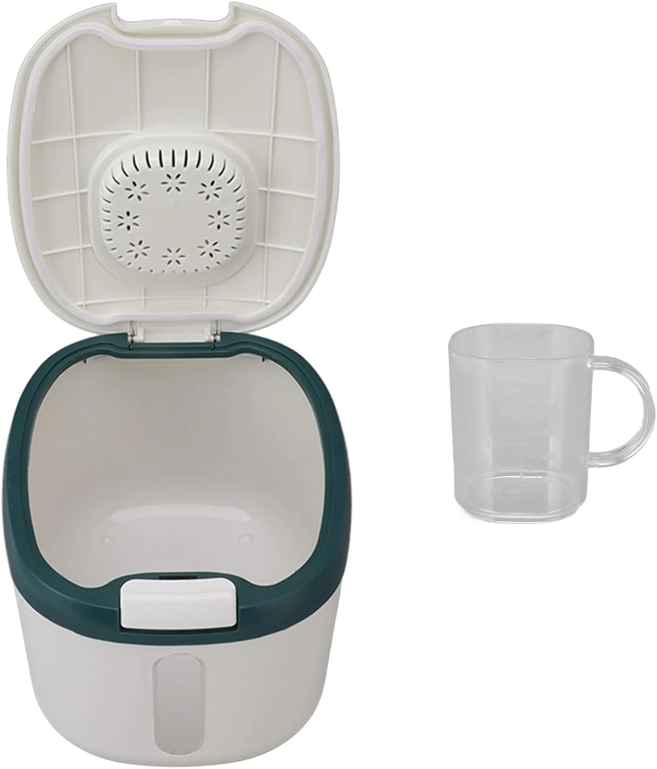 ظرف برنج بدون بو و ضد هوا با پنجره شفاف برای نگهداری در آشپزخانه (Nikou8chz8e-12)