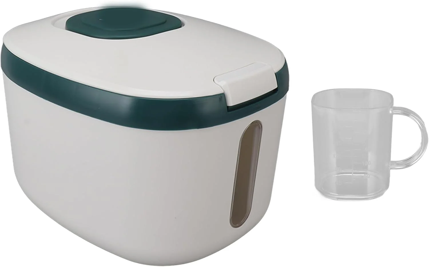 ظرف برنج بدون بو و ضد هوا با پنجره شفاف برای نگهداری در آشپزخانه (Nikou8chz8e-12) ظرف برنج بدون بو و ضد هوا با پنجره شفاف برای نگهداری در آشپزخانه (Nikou8chz8e-12)