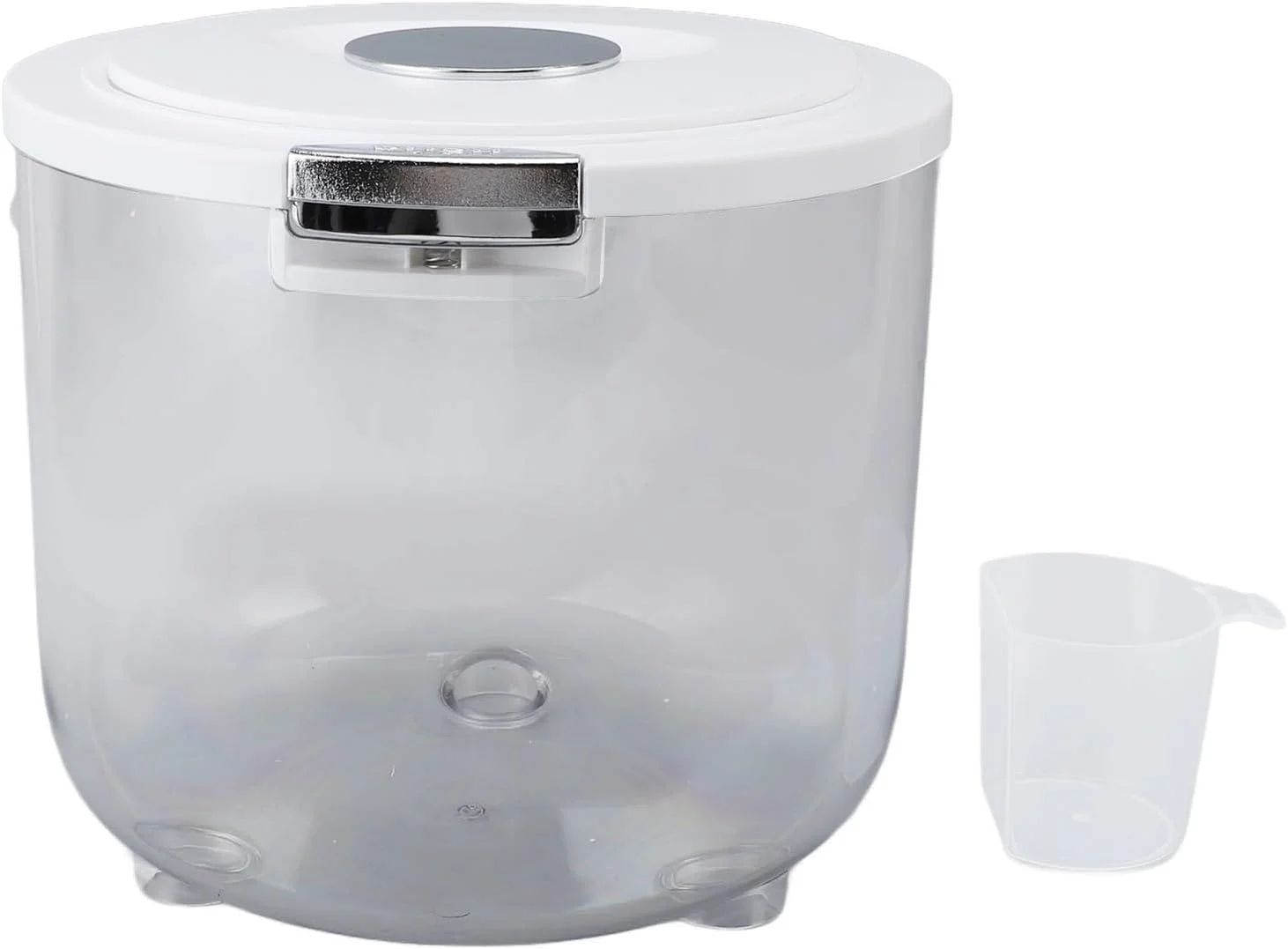 ظرف نگهداری برنج درب دار شفاف با ظرفیت بزرگ، مناسب برای نگهداری غلات و مواد غذایی آشپزخانه (Nikourzd1sf3d-12)