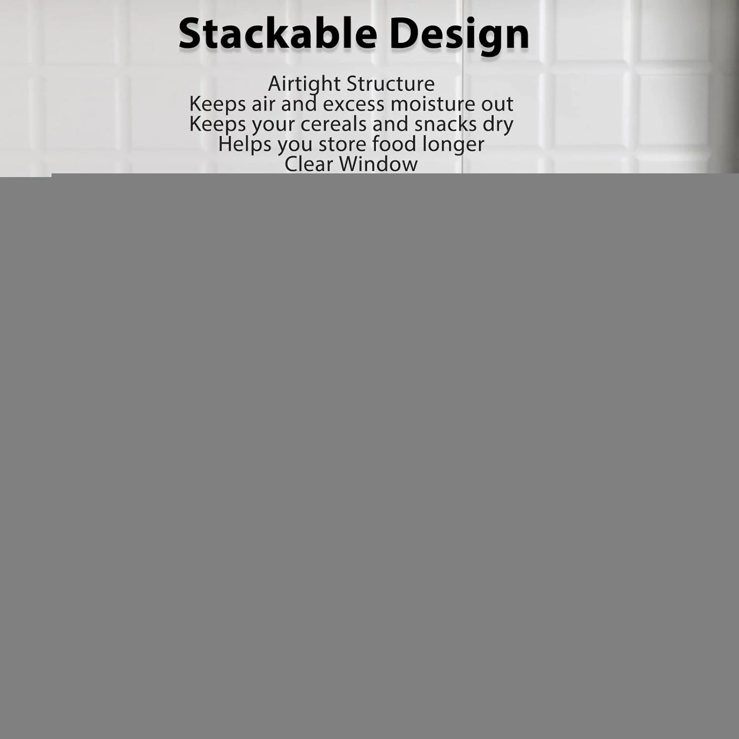 ظرف نگهداری برنج درب دار و بدون بو برای آشپزخانه - جعبه ضد حشره با پنجره شفاف برای مشاهده برنج، غلات، شکر و آرد (سبز M (10 کیلوگرم))