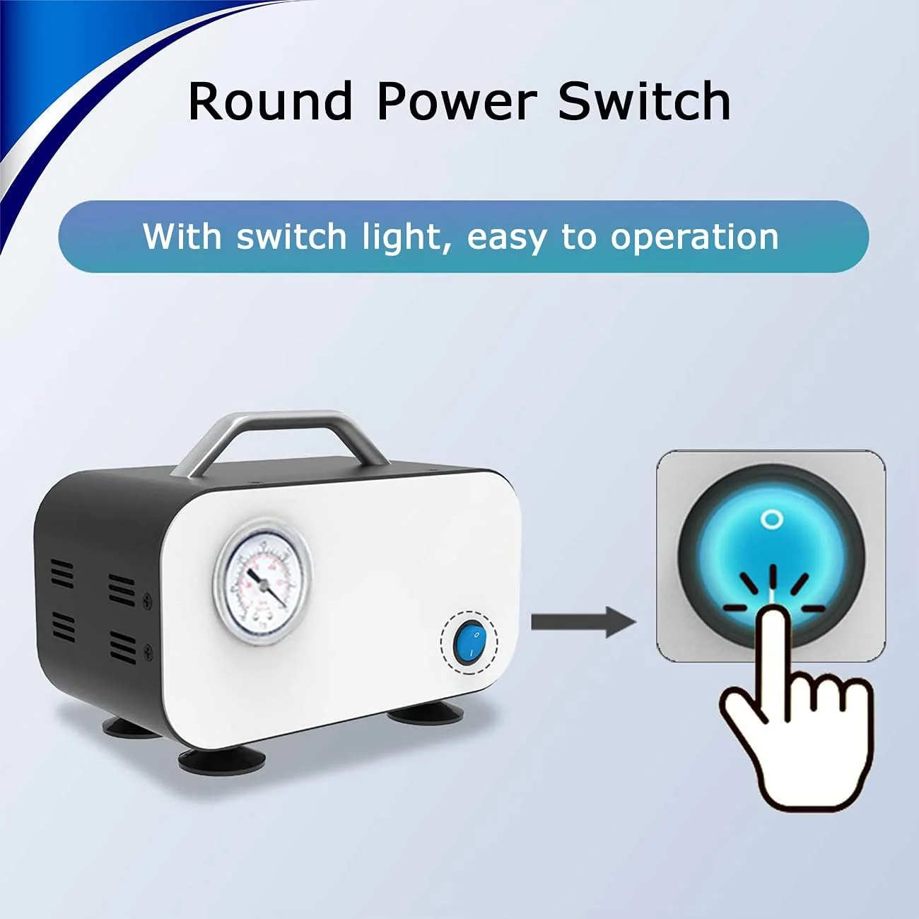 ZhiLianZhao Lab Portable Oilless Diaphragm Vacuum Pump, Industrial Lab Vacuum Filtration Pump, with 10l/min, 15l/min, 30l/min Optional, for Aerator, Solid Phase Extractor, Solvent Filter,15l ZhiLianZhao Lab Portable Oilless Diaphragm Vacuum Pump, Industrial Lab Vacuum Filtration Pump, with 10l/min, 15l/min, 30l/min Optional, for Aerator, Solid Phase Extractor, Solvent Filter,15l