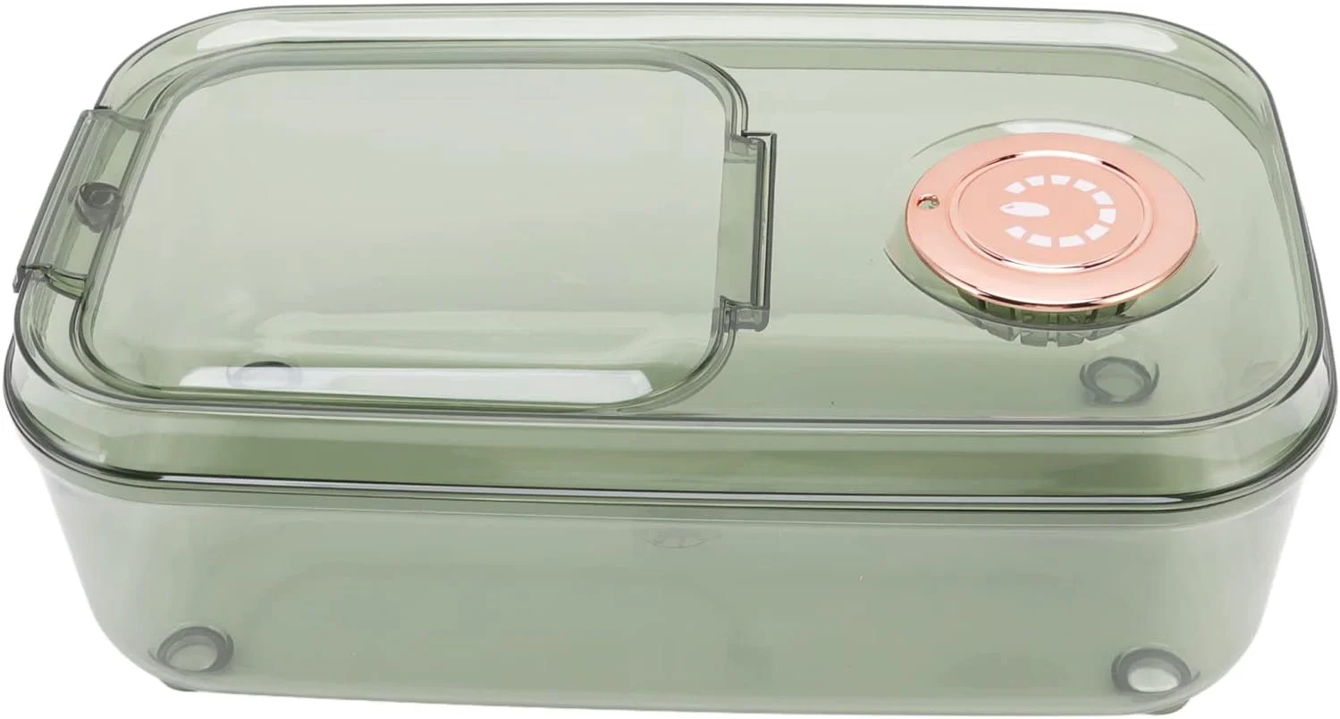 ظرف نگهداری مواد غذایی شفاف JTLB با درب لولایی و پیمانه اندازه گیری، مقاوم در برابر حشرات، ایده آل برای نگهداری برنج و غلات (10 کیلوگرم سبز) ظرف نگهداری مواد غذایی شفاف JTLB با درب لولایی و پیمانه اندازه گیری، مقاوم در برابر حشرات، ایده آل برای نگهداری برنج و غلات (10 کیلوگرم سبز)