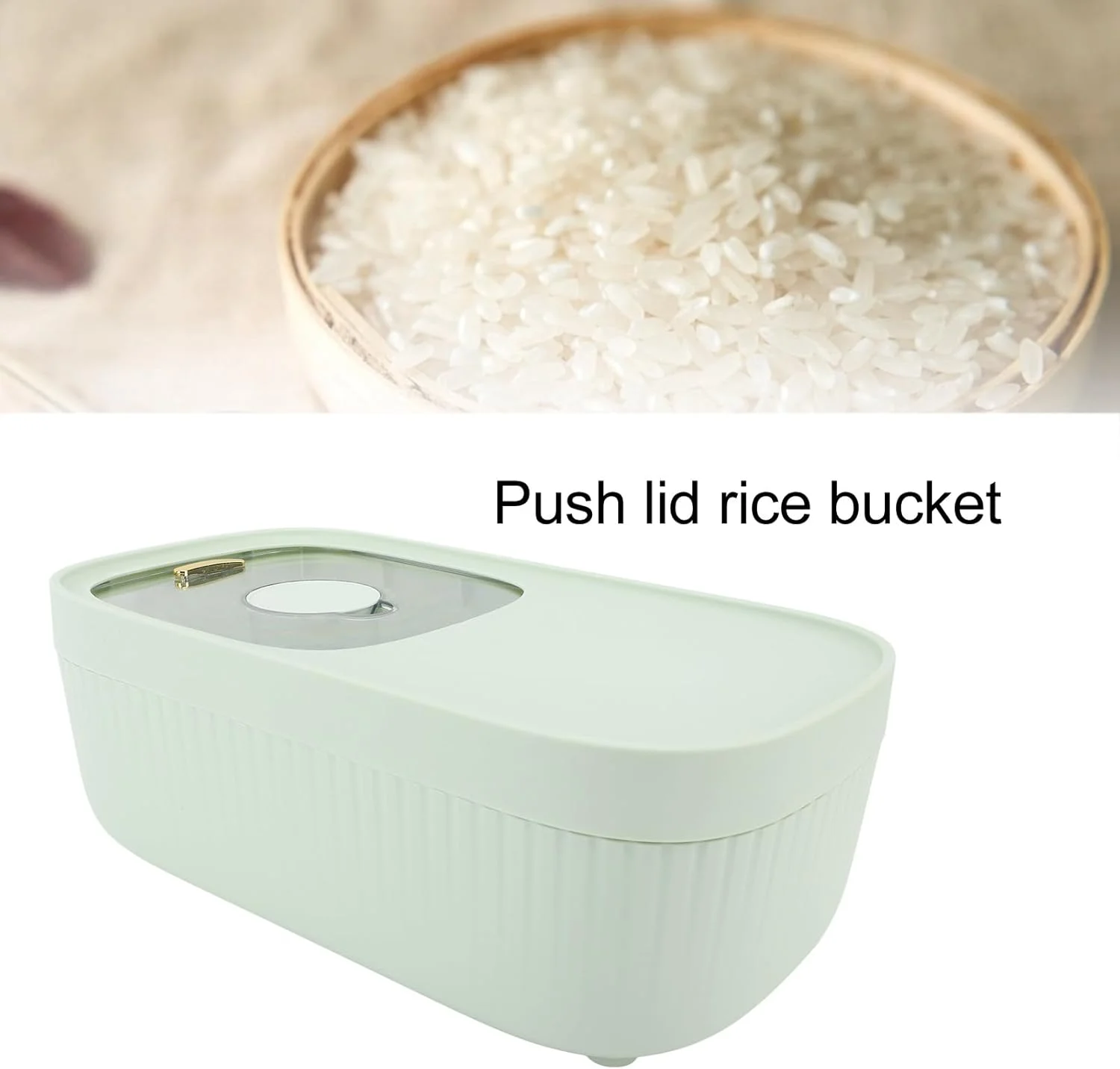 ظرف نگهداری برنج با پیمانه، ظرف بزرگ برنج با مقیاس شفاف مهر و موم شده، ظرف پلاستیکی نگهداری برنج، سطل برنج، ظرف غذا، ظروف آرد (سبز، سایز کوچک، 5 کیلوگرم، 13 سانتی متر) ظرف نگهداری برنج با پیمانه، ظرف بزرگ برنج با مقیاس شفاف مهر و موم شده، ظرف پلاستیکی نگهداری برنج، سطل برنج، ظرف غذا، ظروف آرد (سبز، سایز کوچک، 5 کیلوگرم، 13 سانتی متر)