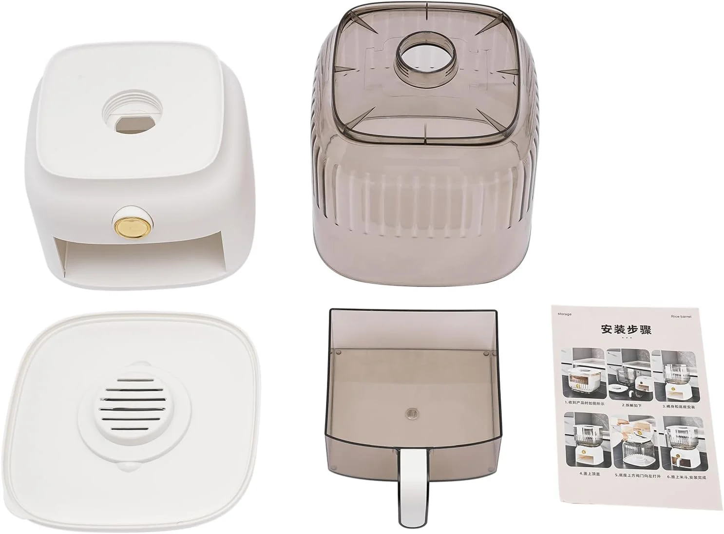 ظرف نگهداری برنج 10 کیلویی، محفظه بزرگ و مهر و موم شده غلات، سطل مهر و موم شده ضد حشرات و ضد رطوبت خانگی، مخزن برنج، جعبه برنج، مخزن ذخیره سازی، جعبه نگهداری برنج ظرف نگهداری برنج 10 کیلویی، محفظه بزرگ و مهر و موم شده غلات، سطل مهر و موم شده ضد حشرات و ضد رطوبت خانگی، مخزن برنج، جعبه برنج، مخزن ذخیره سازی، جعبه نگهداری برنج