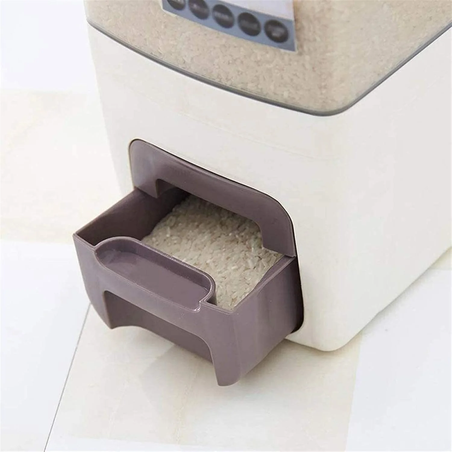 ظرف غلات 12 کیلوگرمی، جعبه نگهداری برنج، ضد رطوبت و مهر و موم شده، ظرف بزرگ آرد و غلات، جعبه نگهداری برنج آشپزخانه، نگهداری مواد غذایی ظرف غلات 12 کیلوگرمی، جعبه نگهداری برنج، ضد رطوبت و مهر و موم شده، ظرف بزرگ آرد و غلات، جعبه نگهداری برنج آشپزخانه، نگهداری مواد غذایی